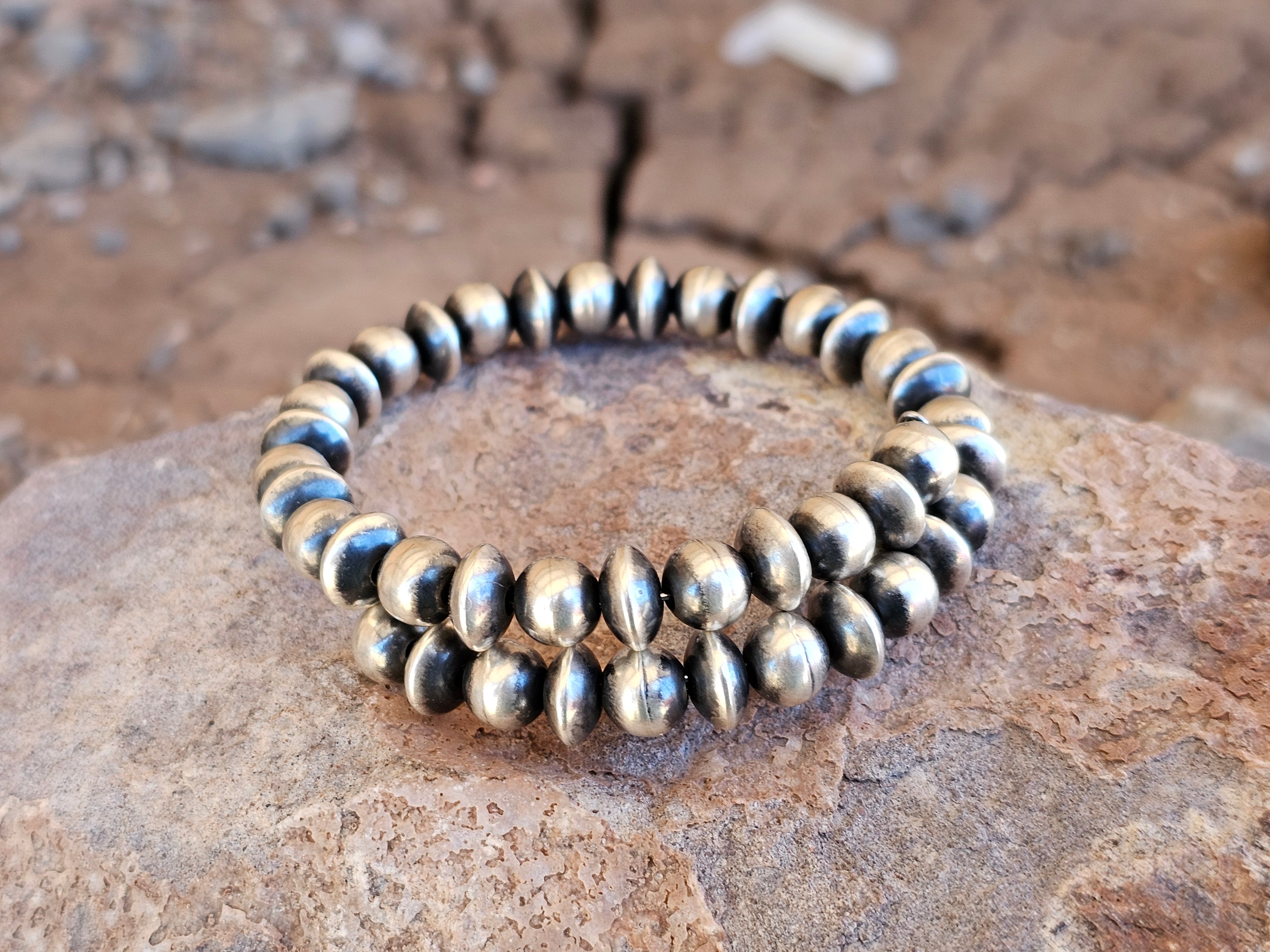 Navajo Pearl Wrap Bracelet