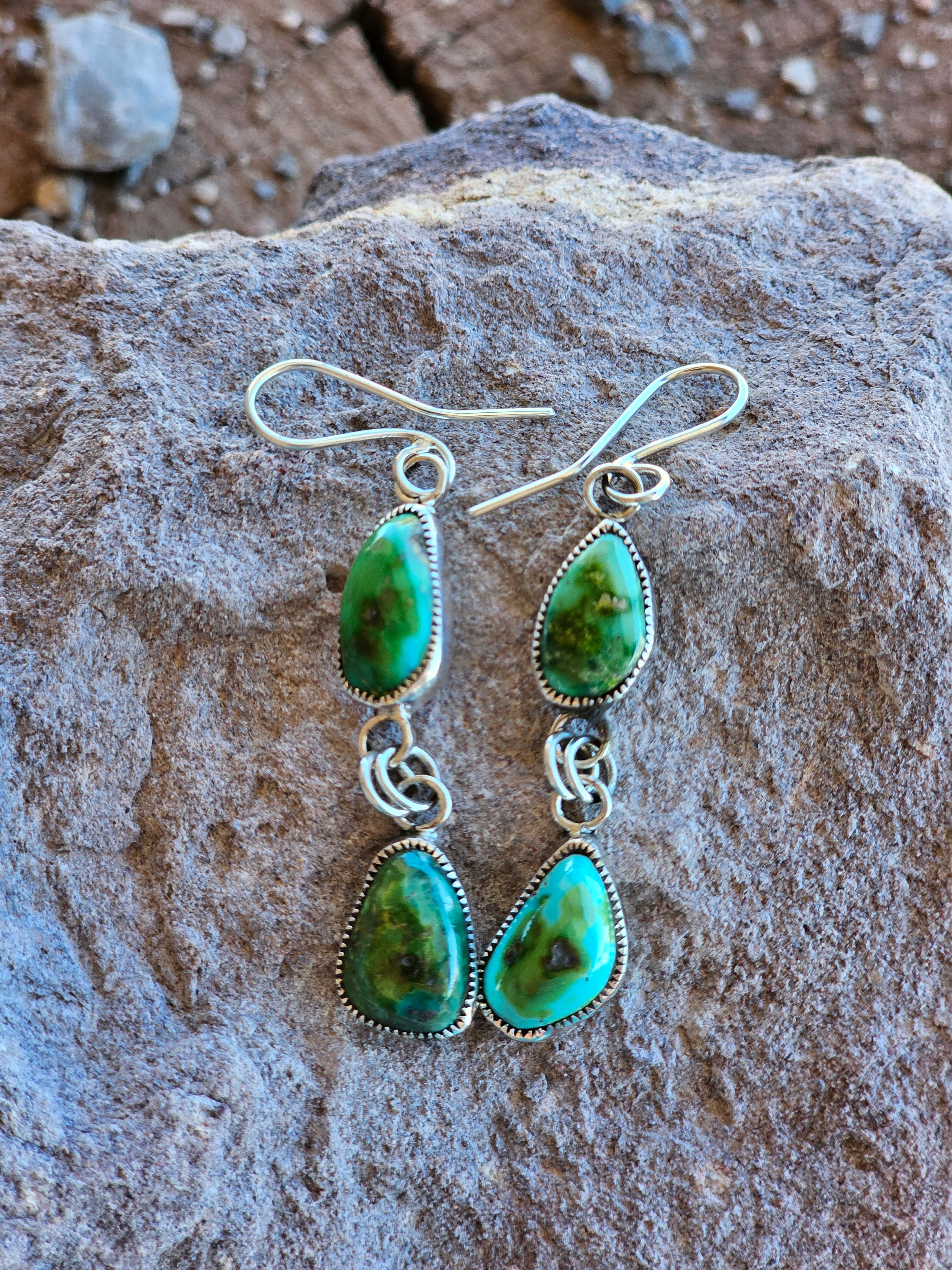 Sonoran Drop Earrings by Smokey Gchachu