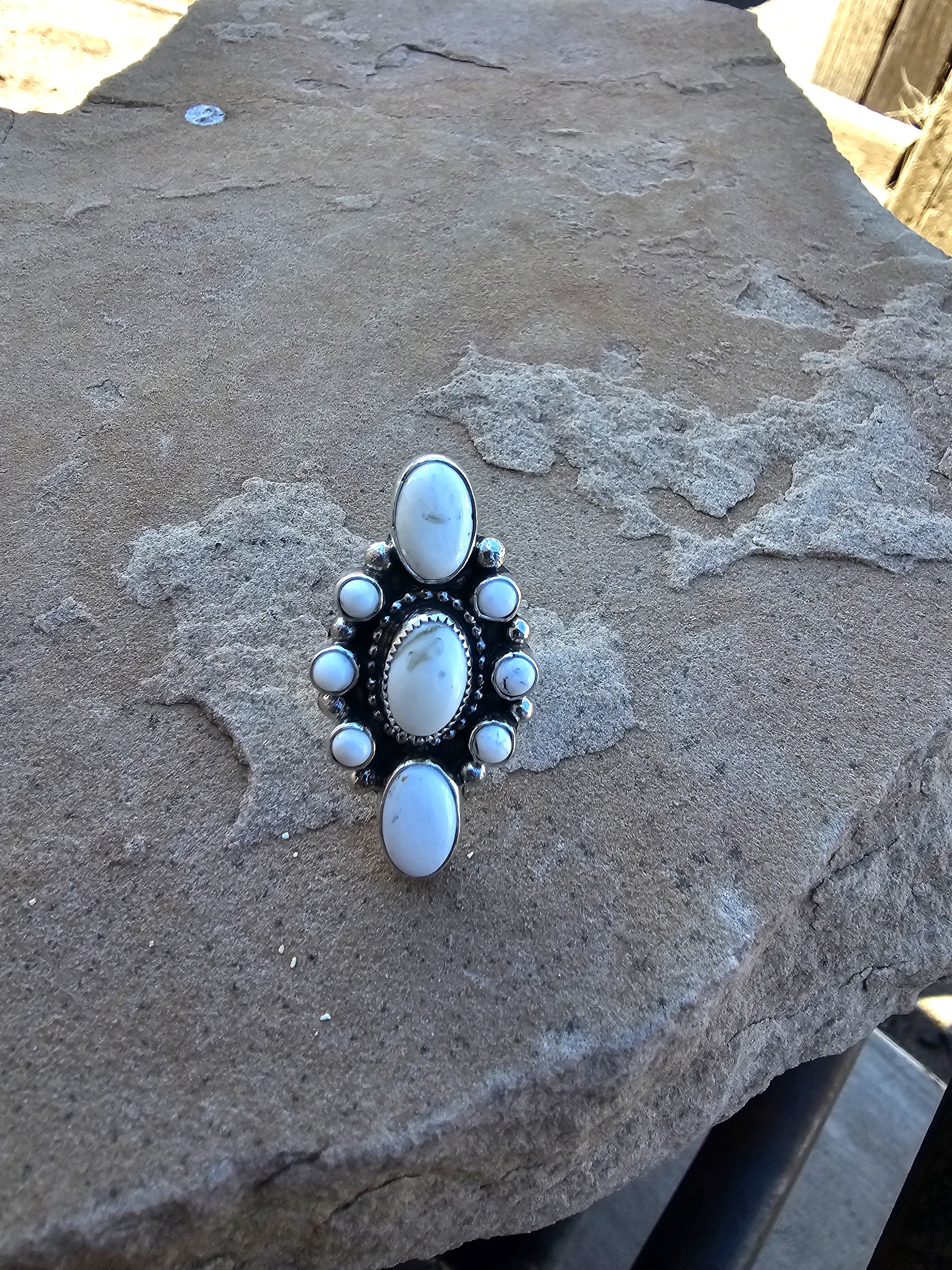 All that's White Buffalo Ring