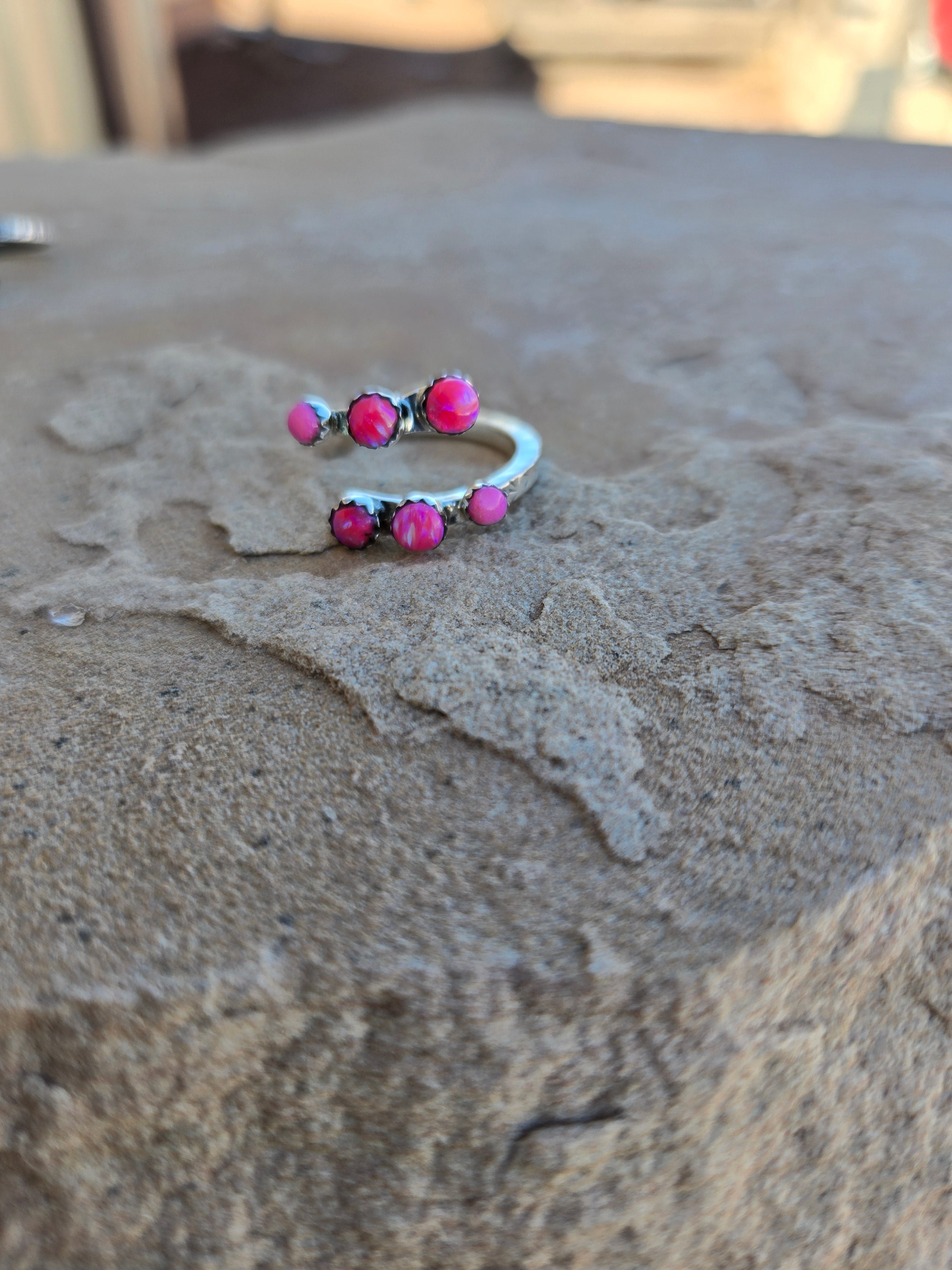 Six Stone Wrap Around Ring