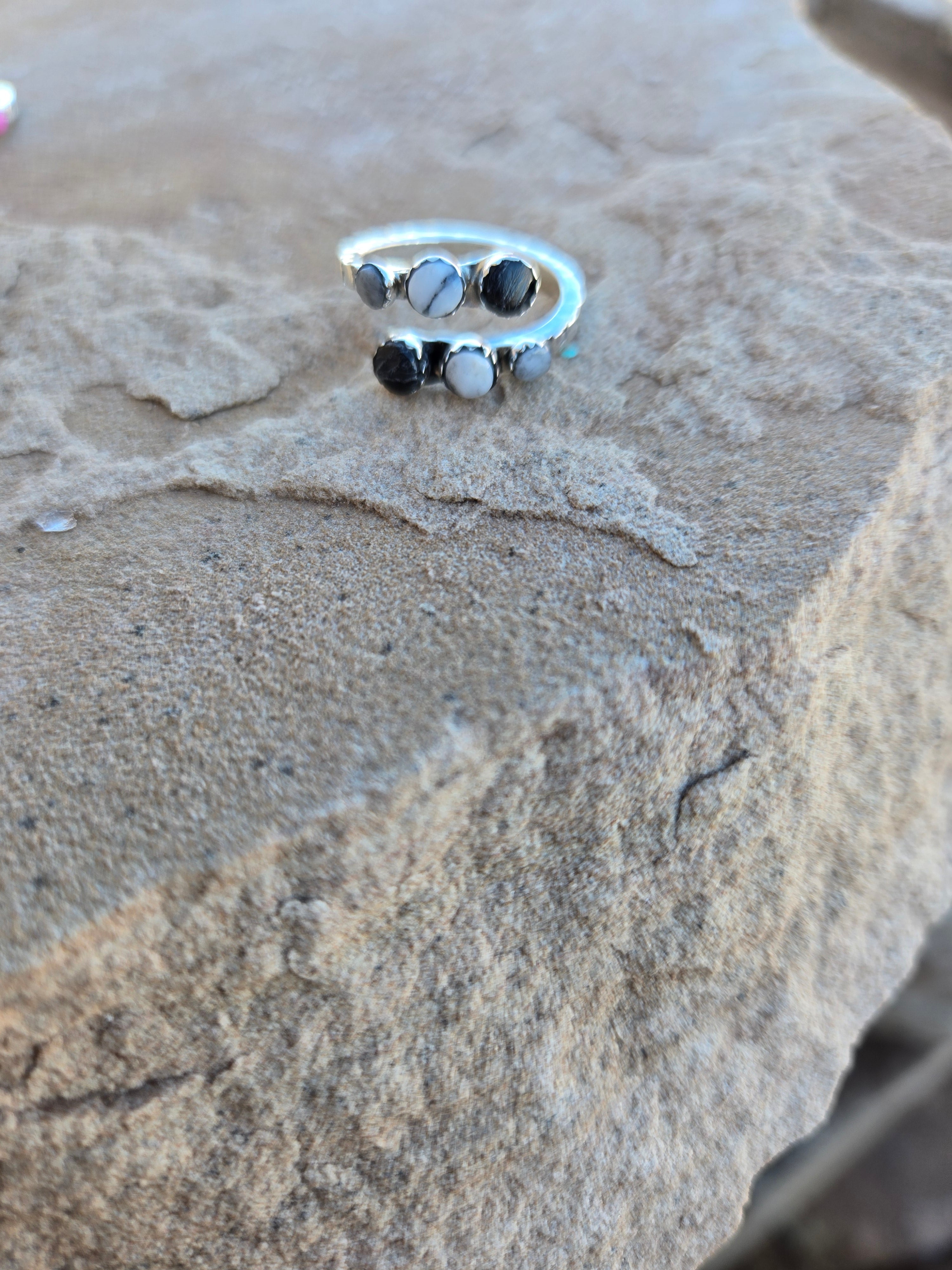 Six Stone Wrap Around Ring
