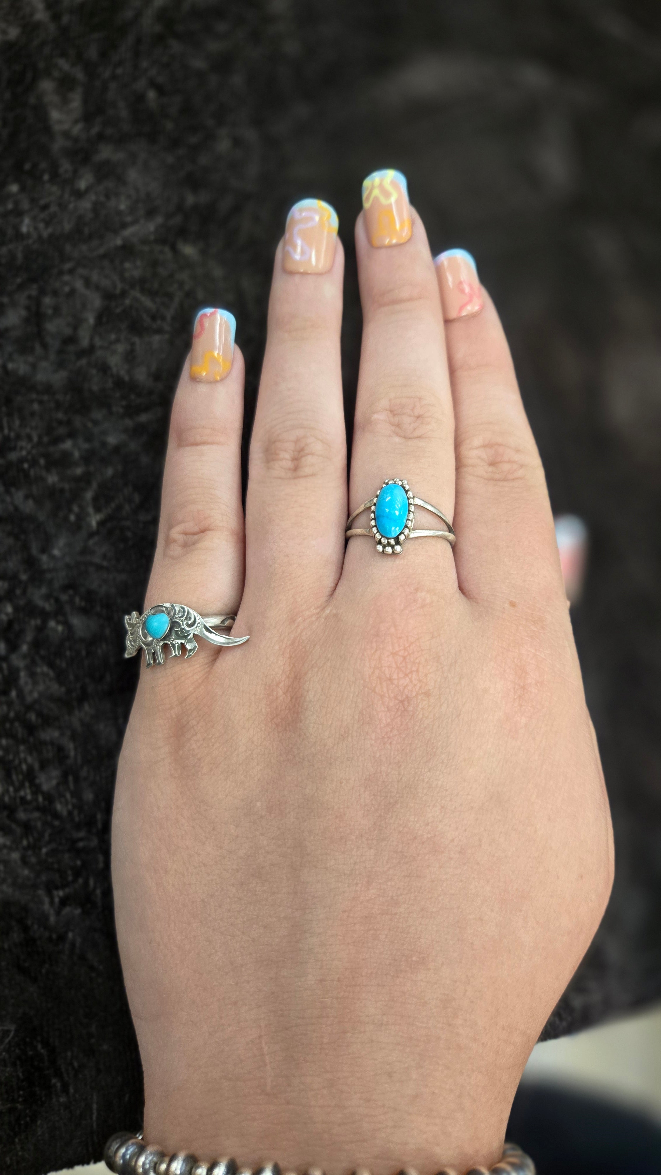 Etched Armadillo ring