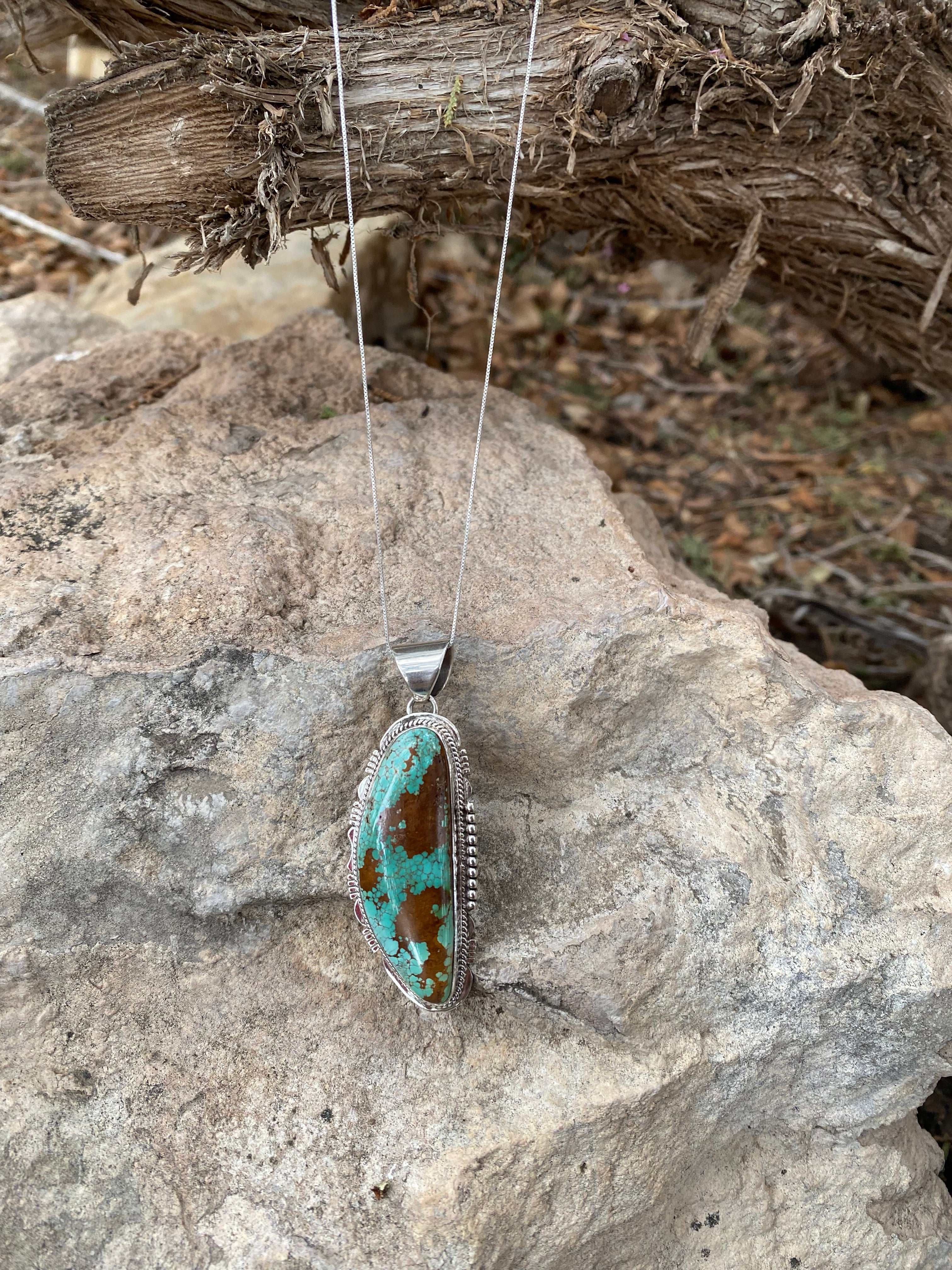 Vibrant Nevada Turquoise Necklace From The Rodgers Collection