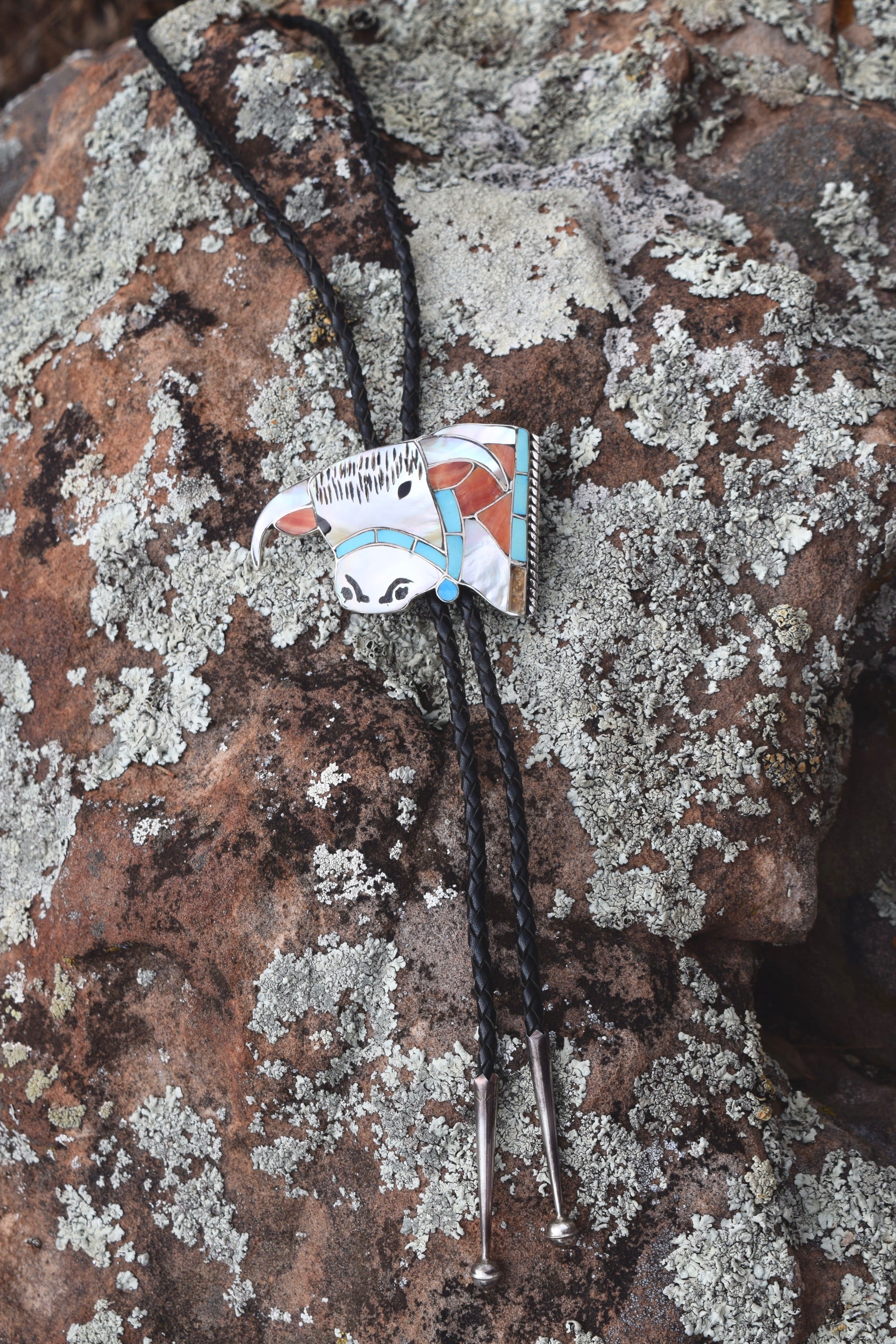 VINTAGE HEREFORD BOLO TIE