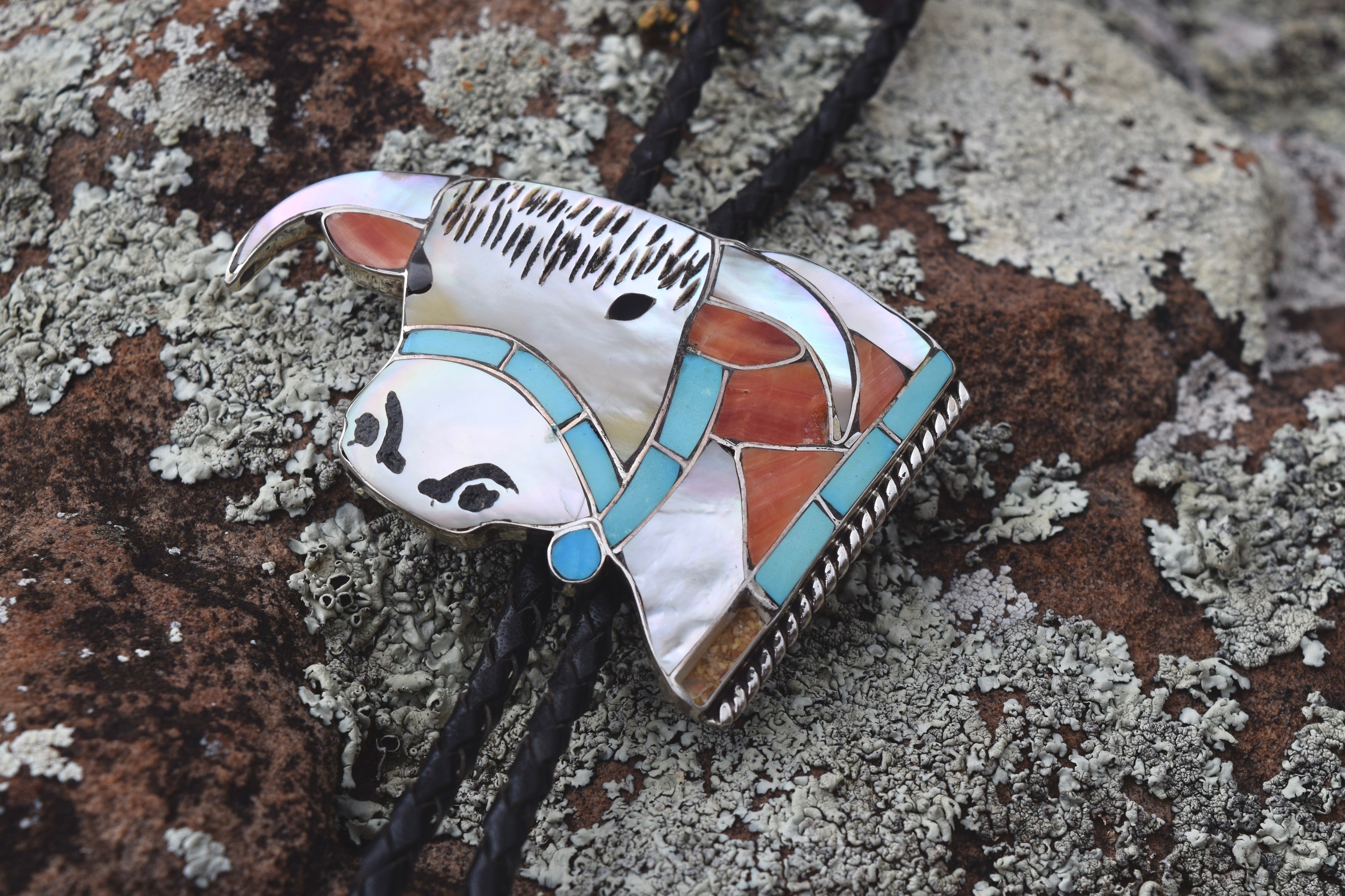 VINTAGE HEREFORD BOLO TIE