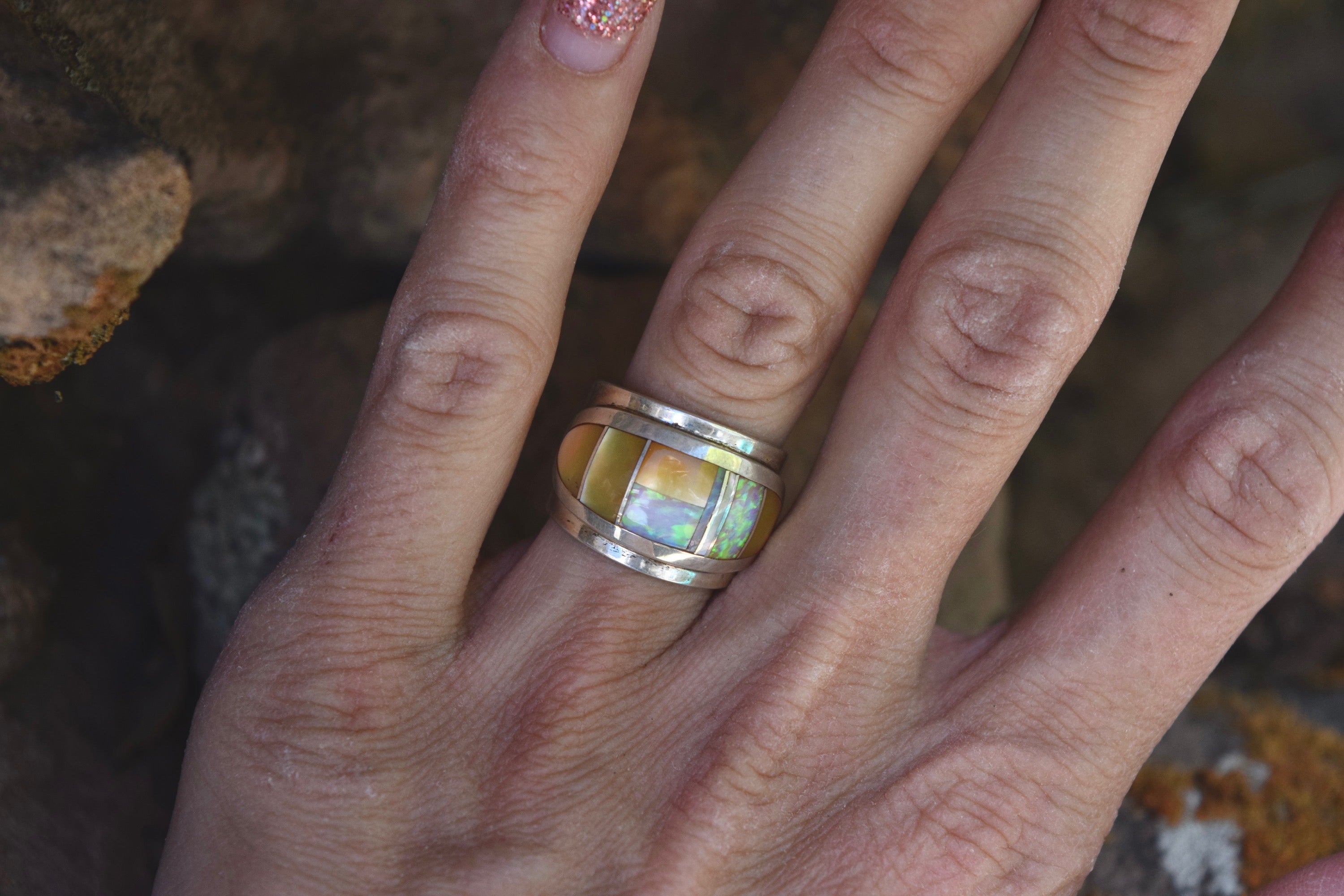 VINTAGE OPAL RING FROM THE RODGERS COLLECTION