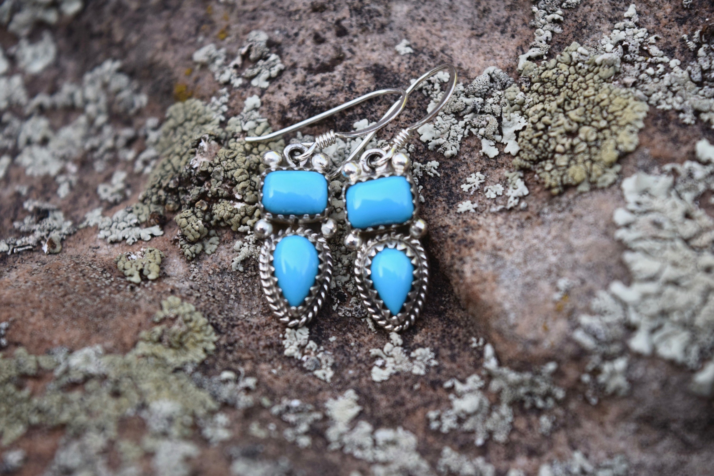 TWO SHAPE DANGLE EARRINGS FROM THE RODGERS COLLECTION