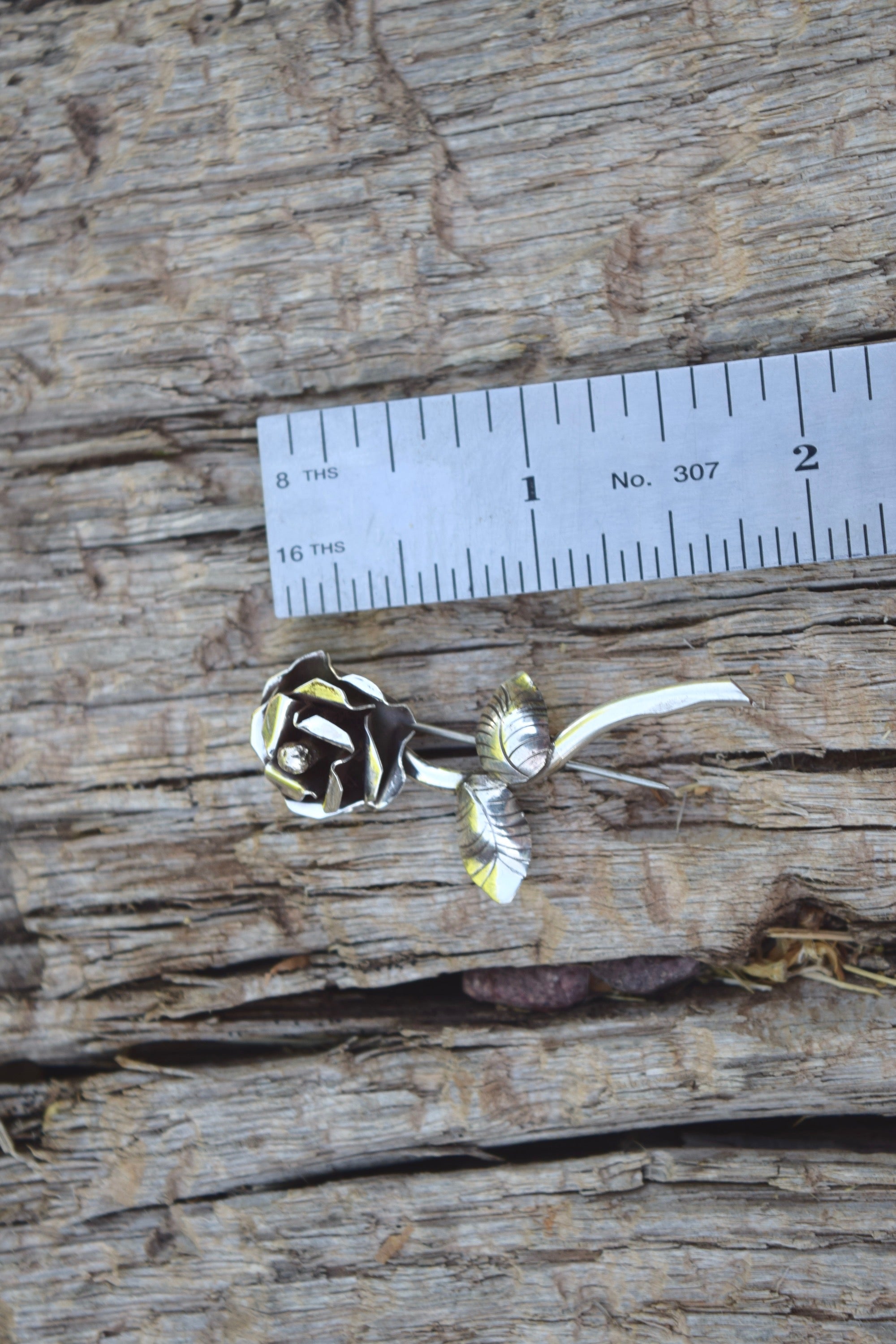 VINTAGE ROSE PIN FROM THE RODGERS COLLECTION