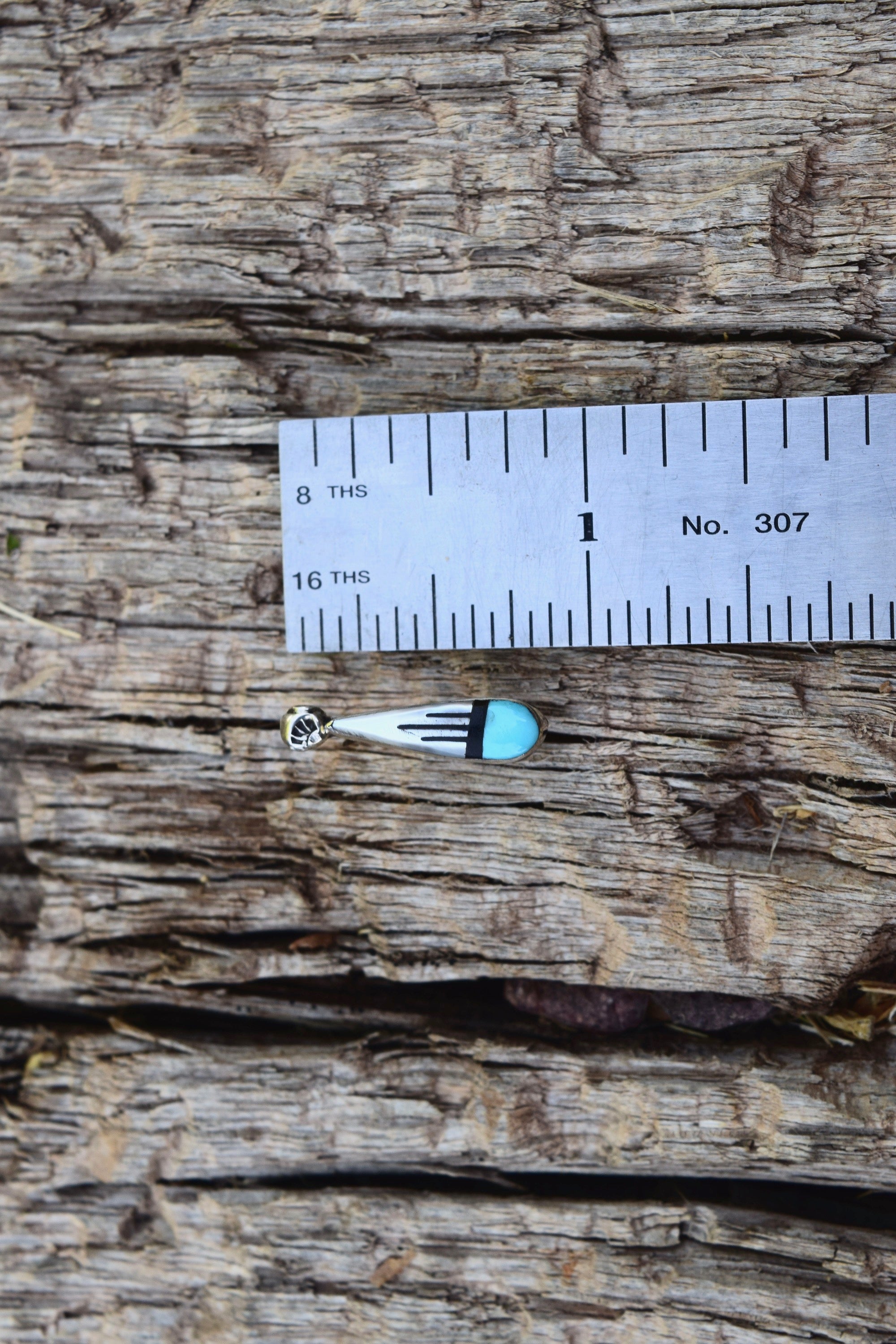 TEARDROP SHELL AND TURQUOISE EARRINGS FROM THE RODGERS COLLECTION