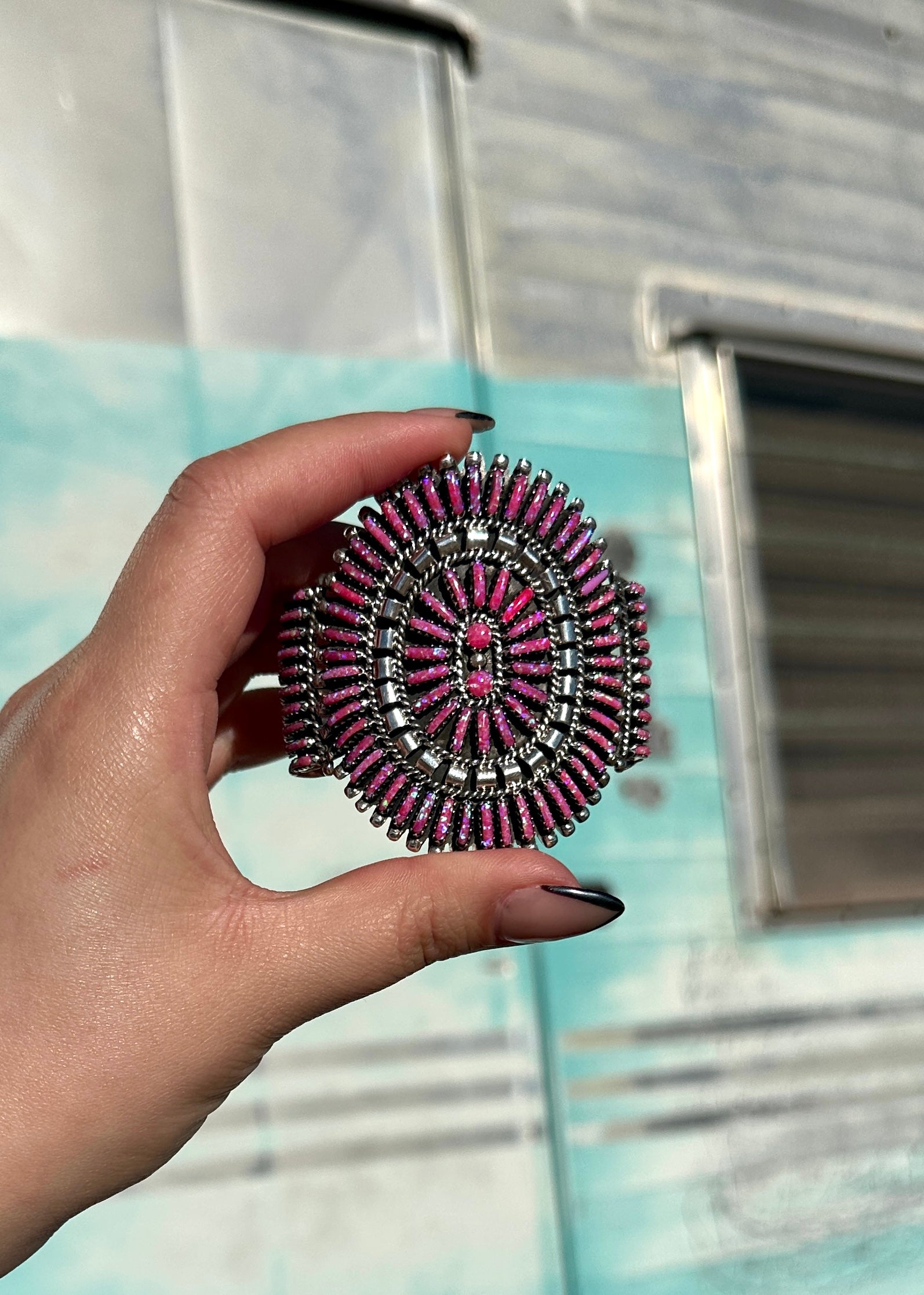 Lasso Me Barbie Needlepoint Cluster Cuff