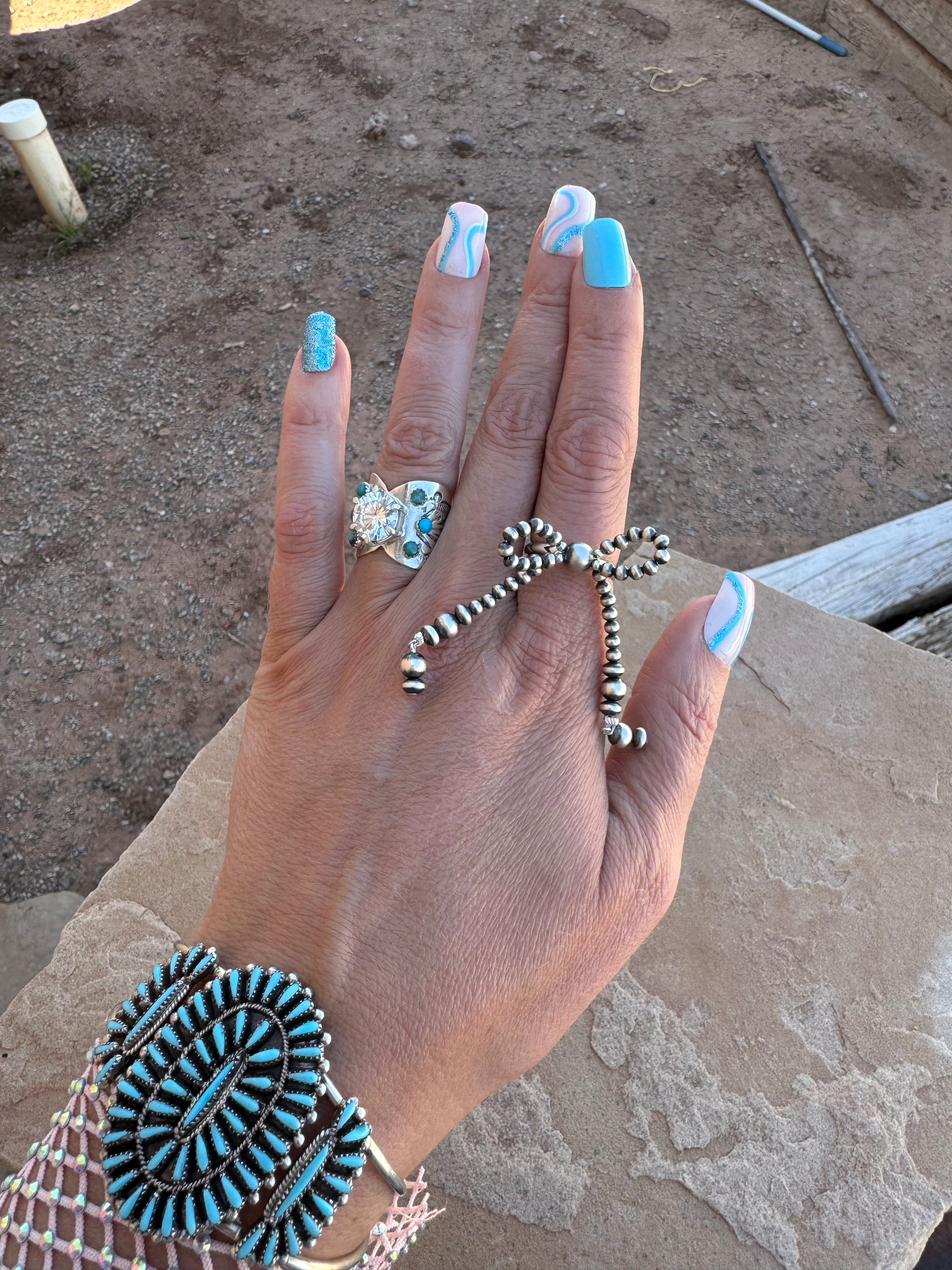 Pearl Bow Tie Ring
