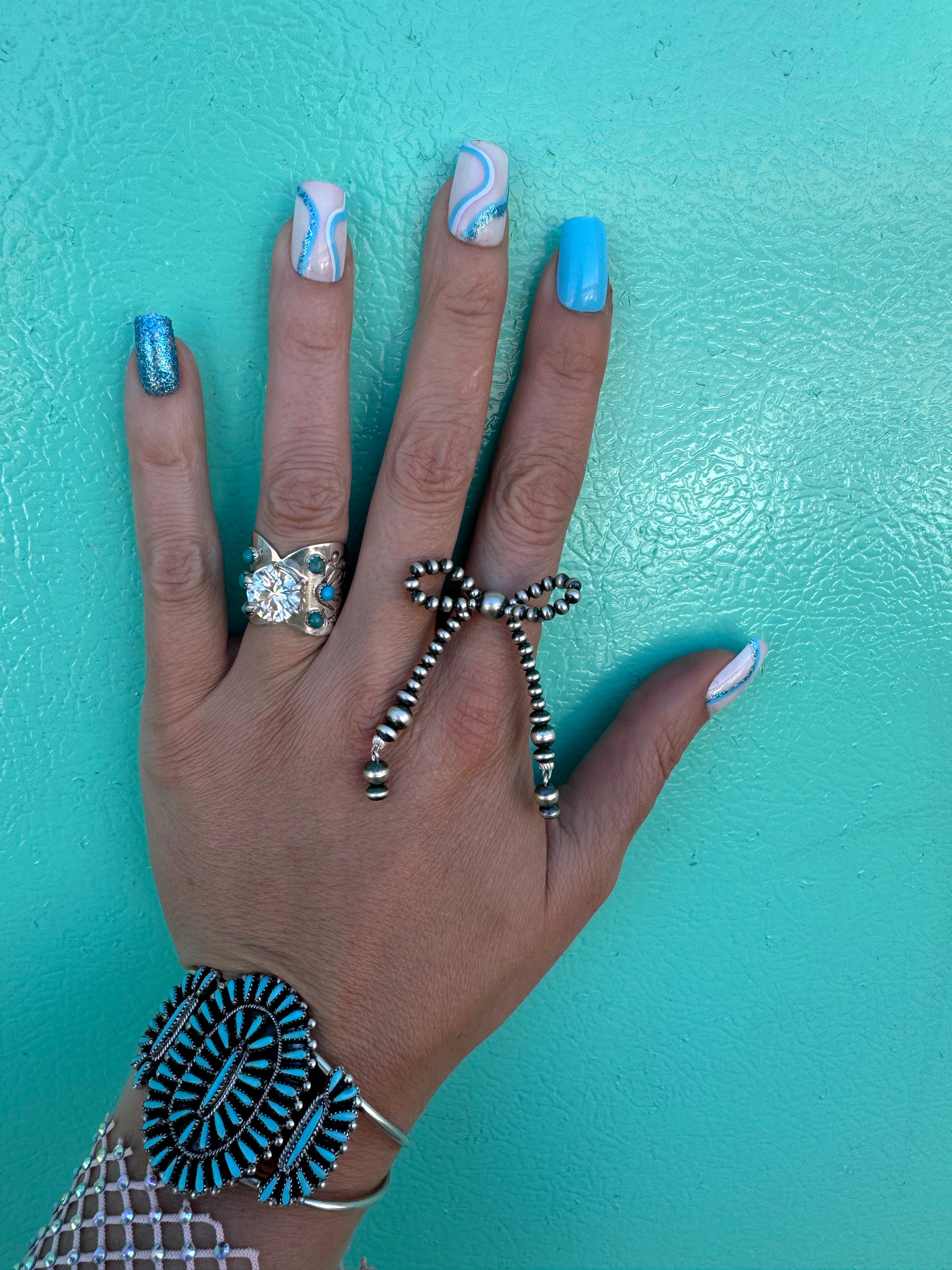 Pearl Bow Tie Ring