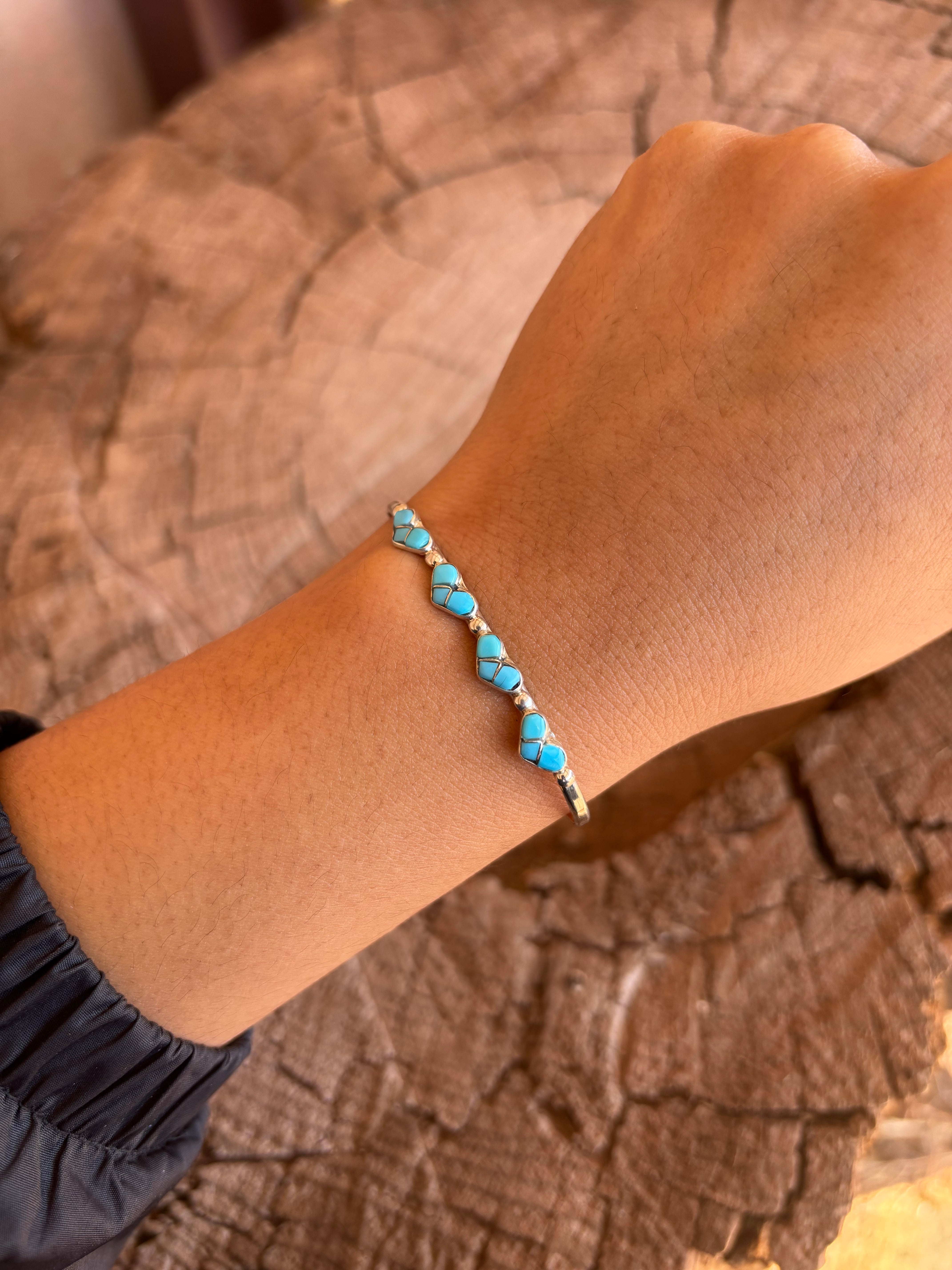 Zuni Heart Bracelet