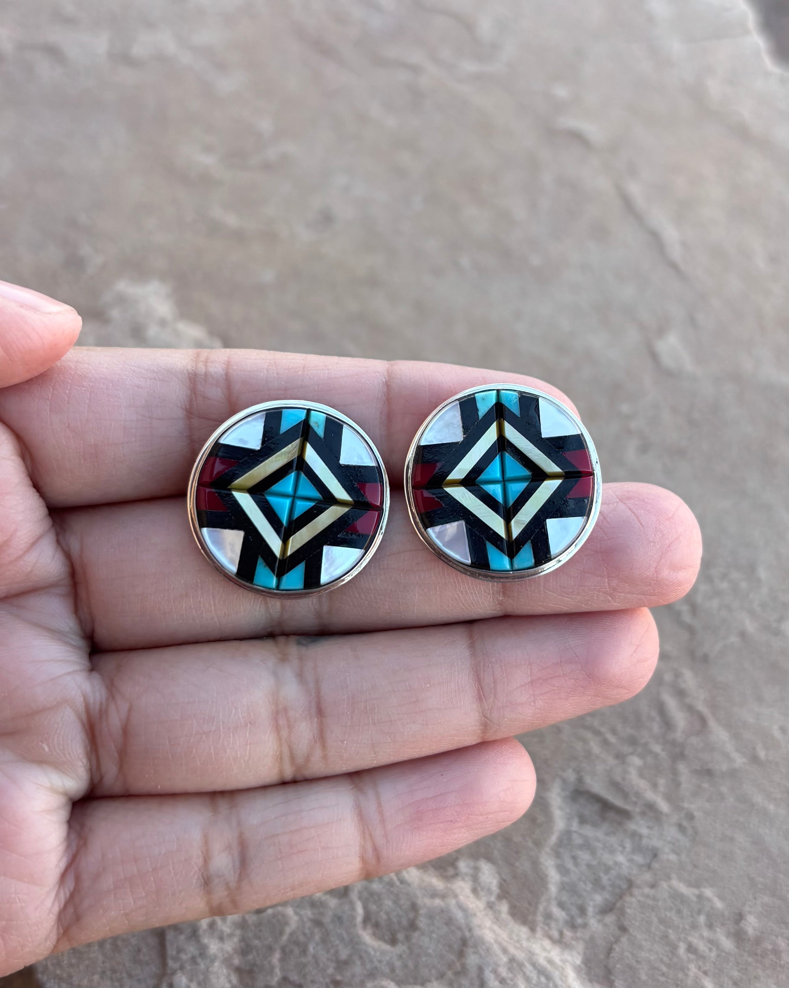 Zuni Cross Stud