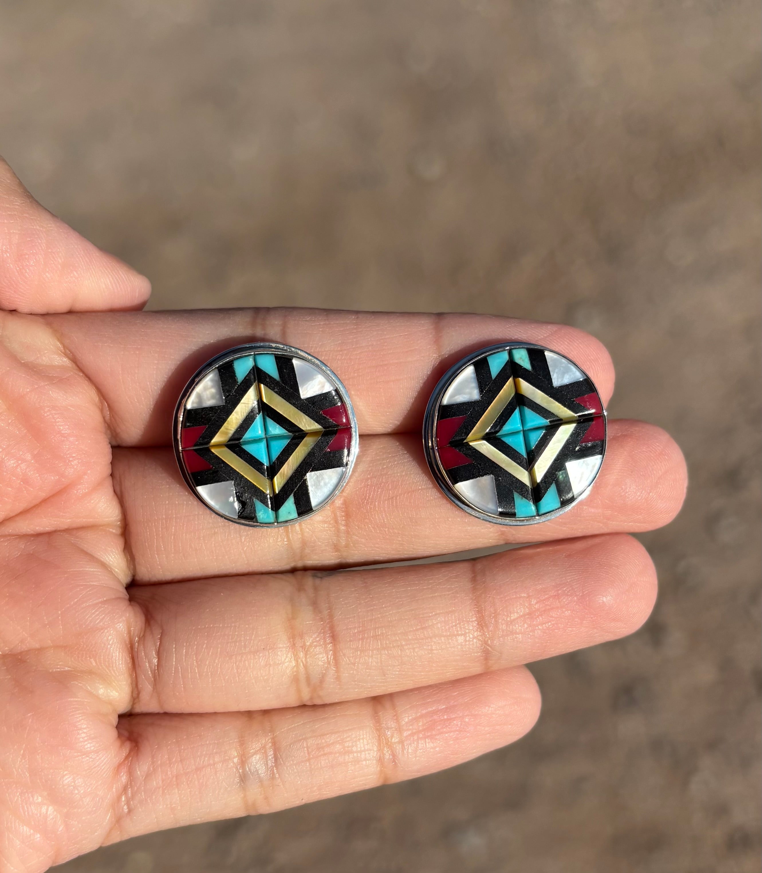 Zuni Cross Stud