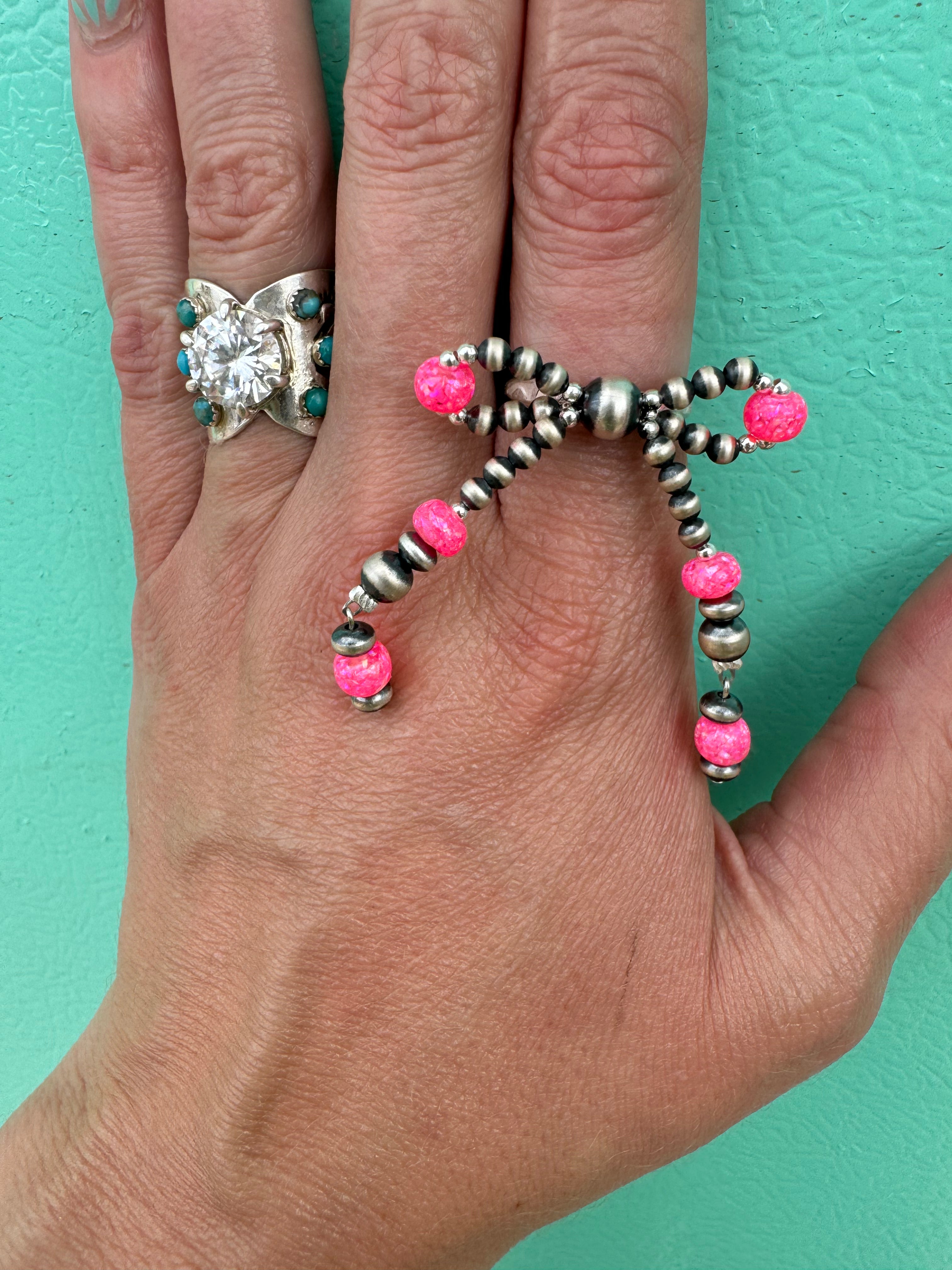 Pearl Bow Tie Ring