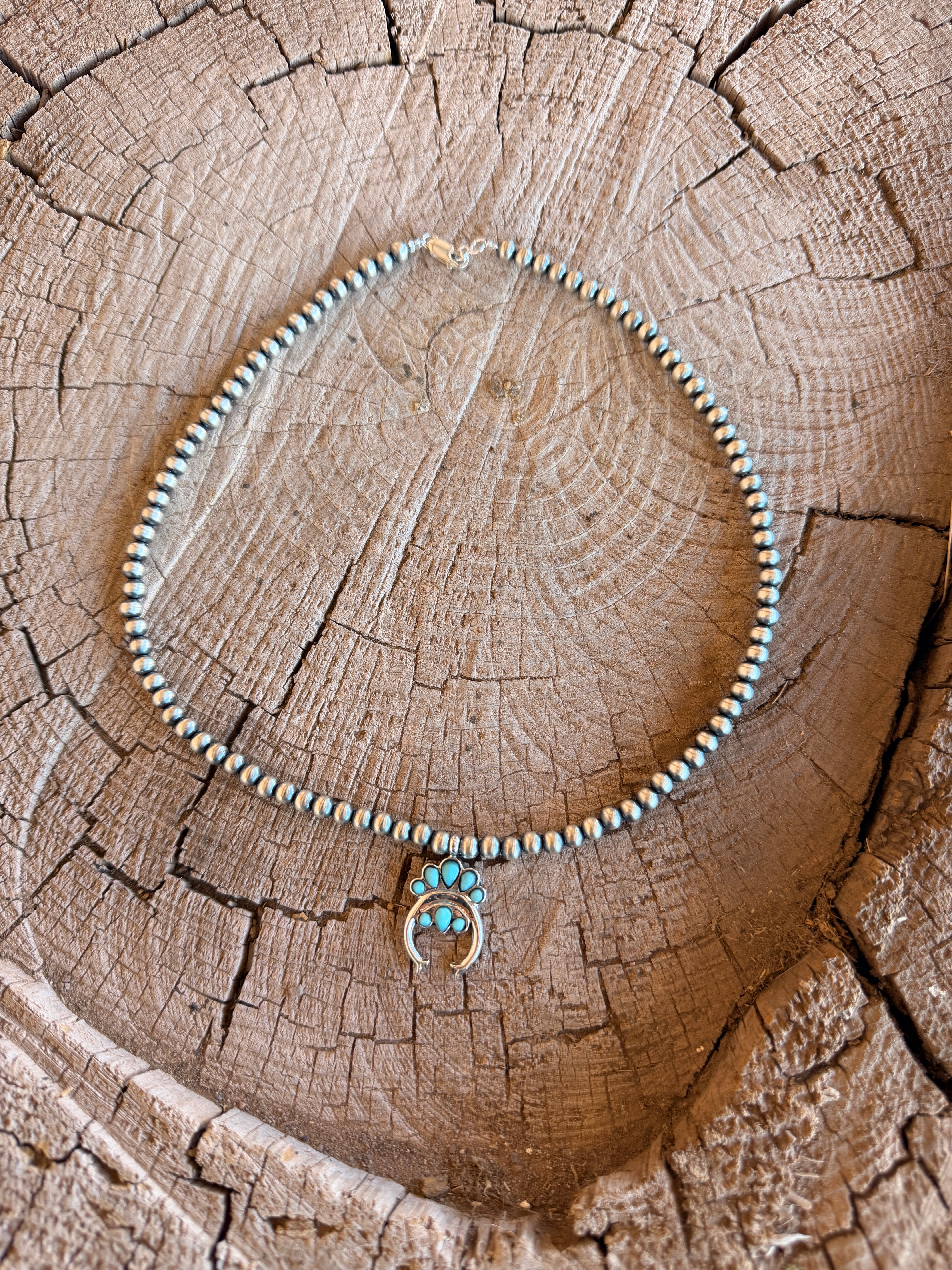 Petite Turquoise Naja Pearl Necklace