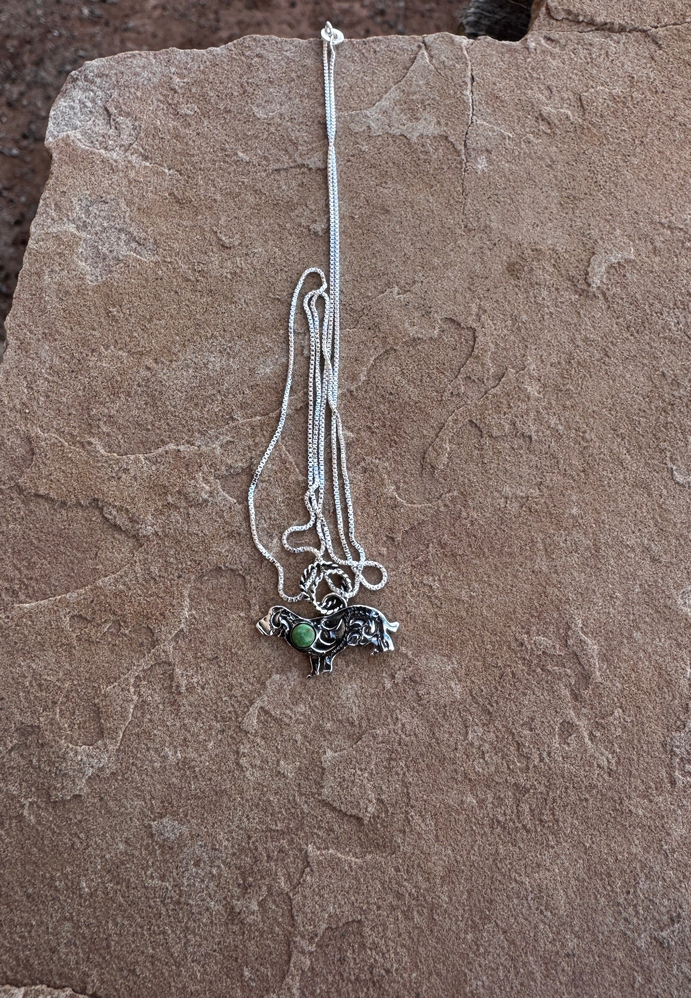 My Best Friend Etched Puppy Pendant