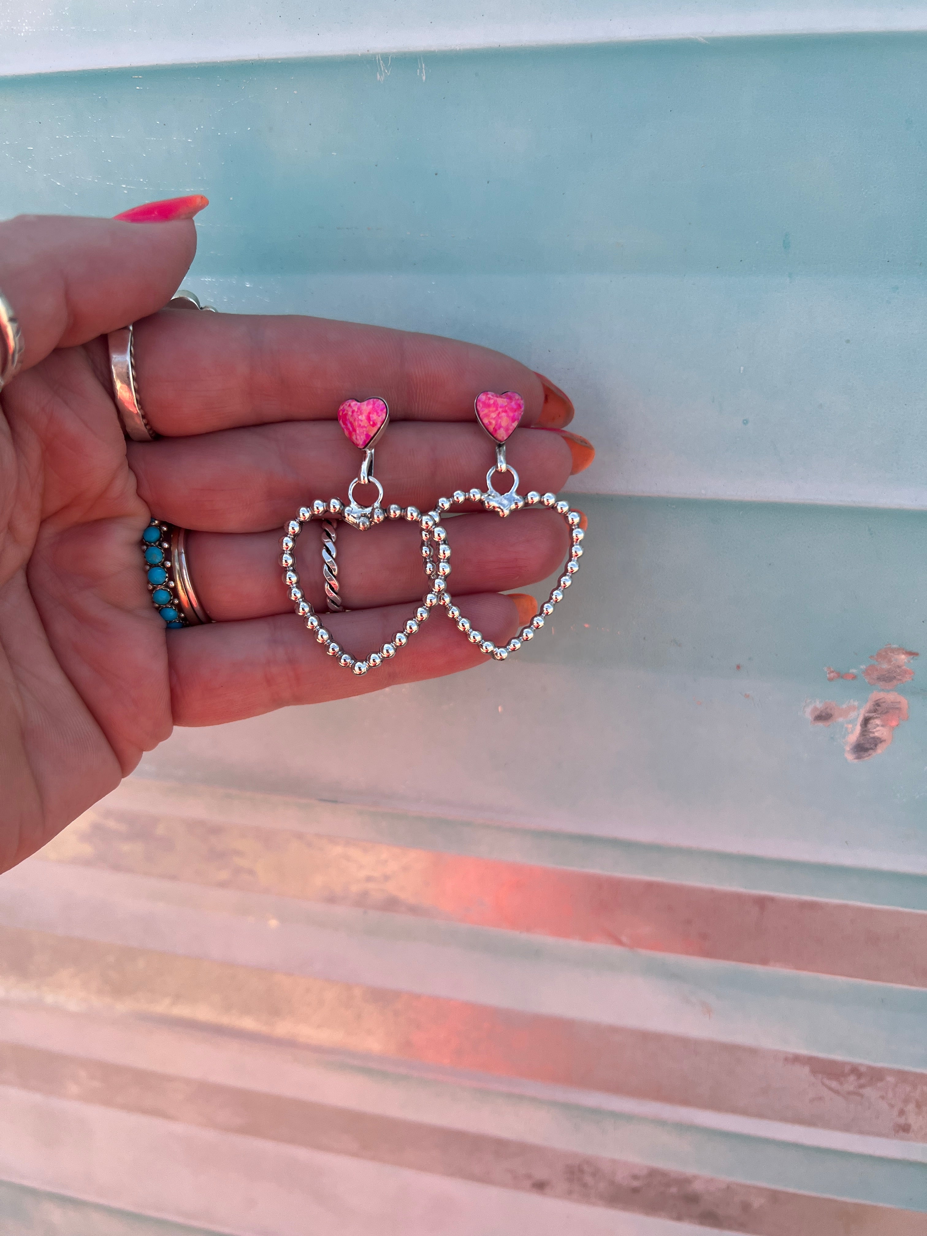 Lil' Heart Barbie Earrings