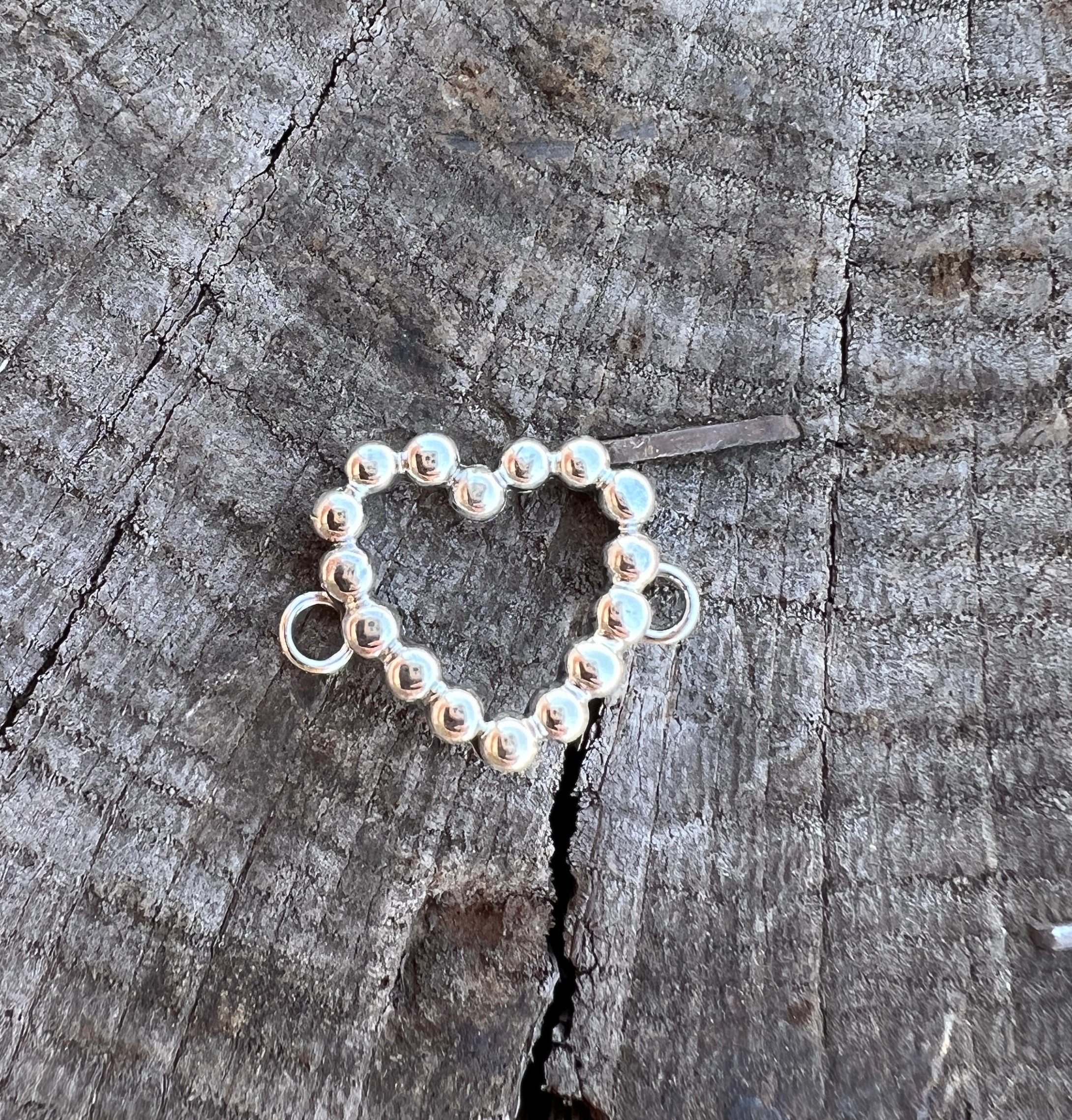 All Silver Heart Body Charm