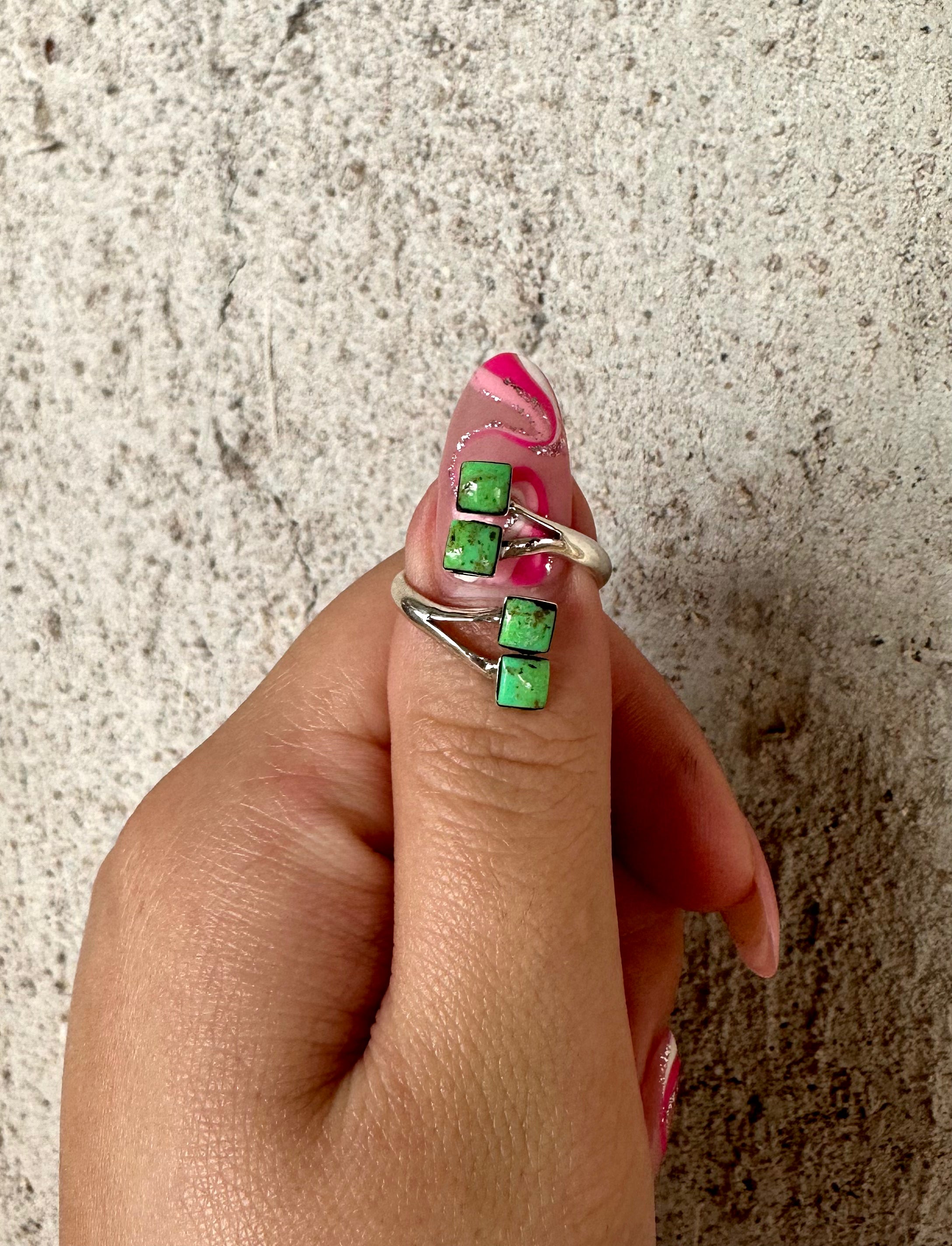 Contemporary Square Wrap Ring