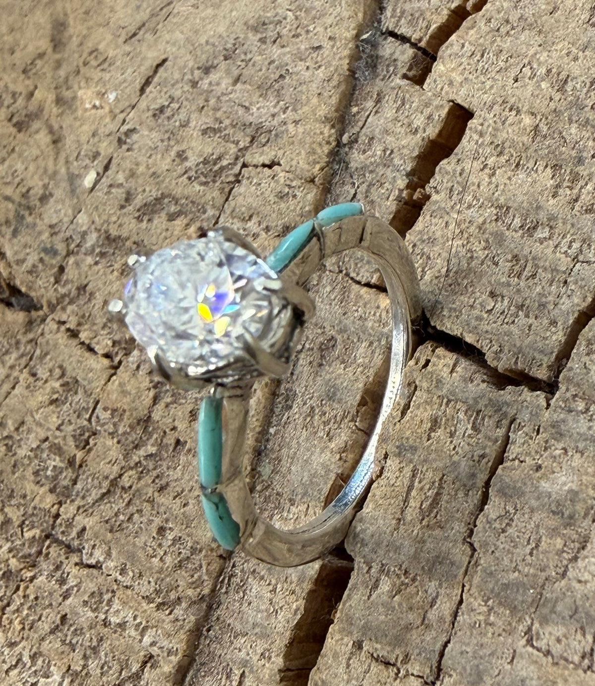 Famous Thin-Band Mossanite Ring