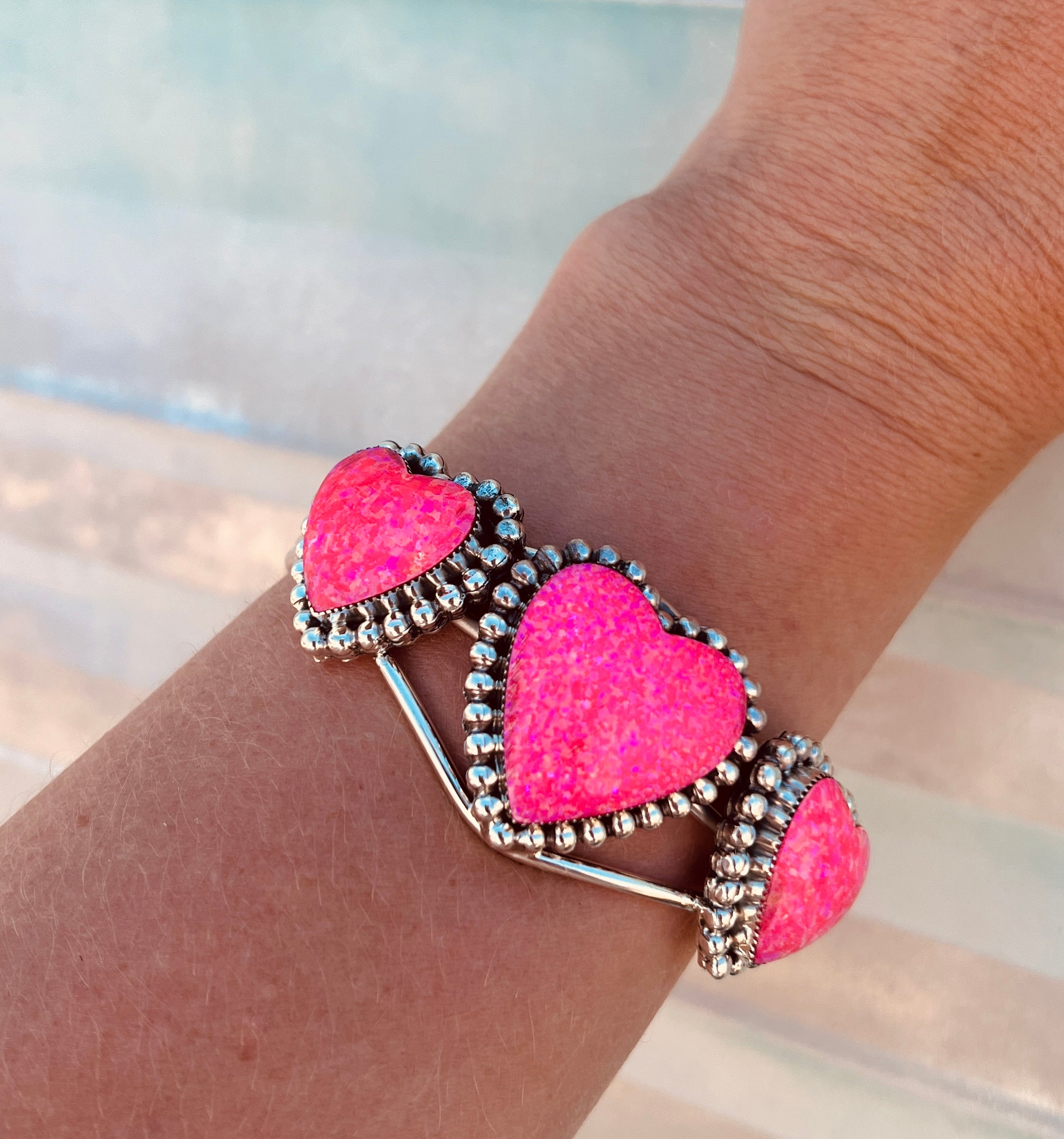 Barbie Heart Trio Cuff ✨