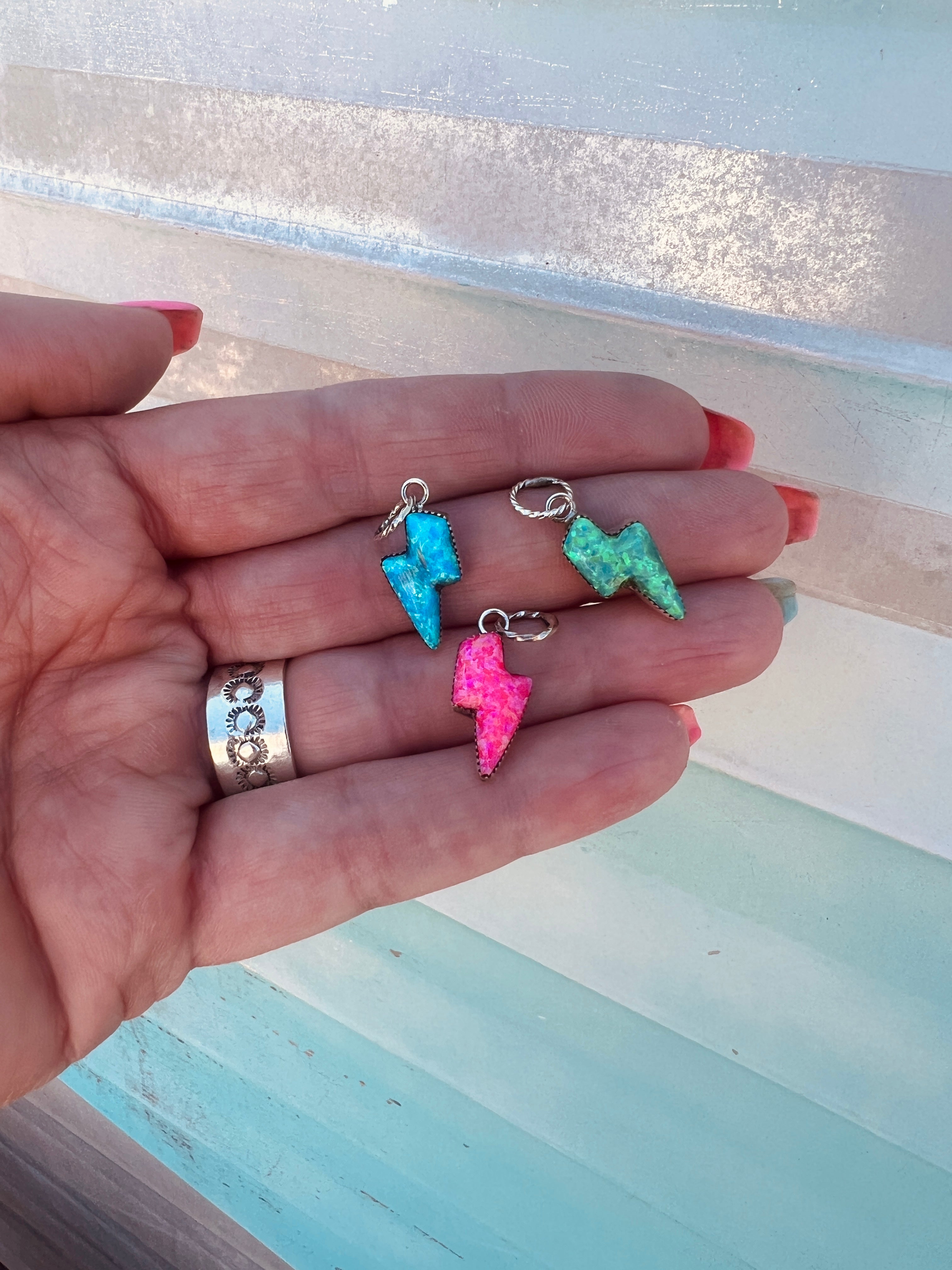 That's Hot, Lightning Bolt Barbie Pendants