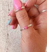 Twisted Barbie Heart Ring