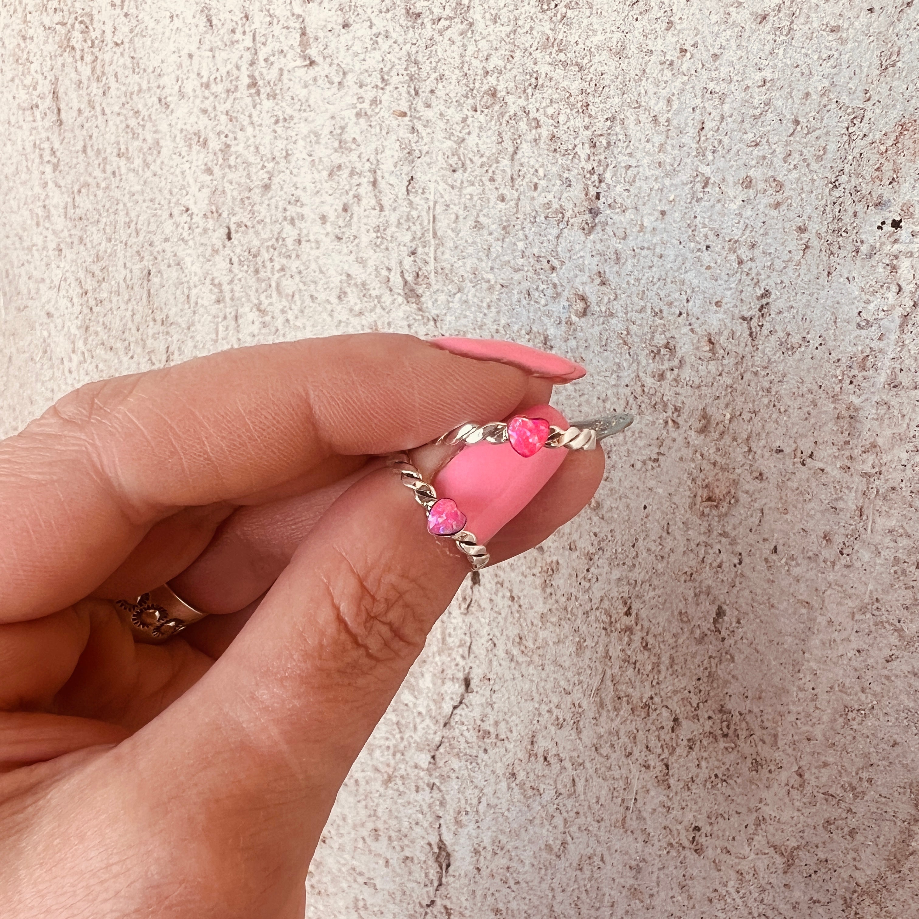 Twisted Barbie Heart Ring
