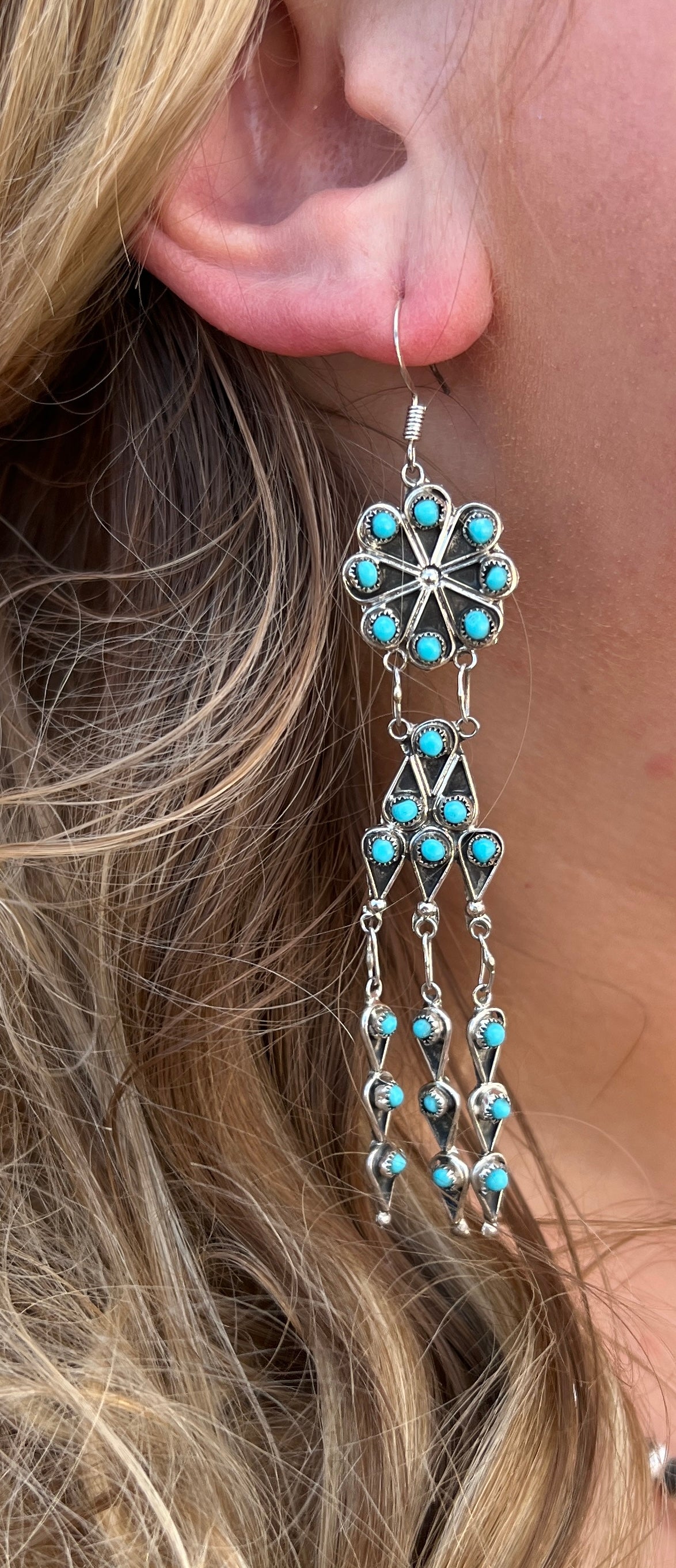 Zuni Chandelier Earrings