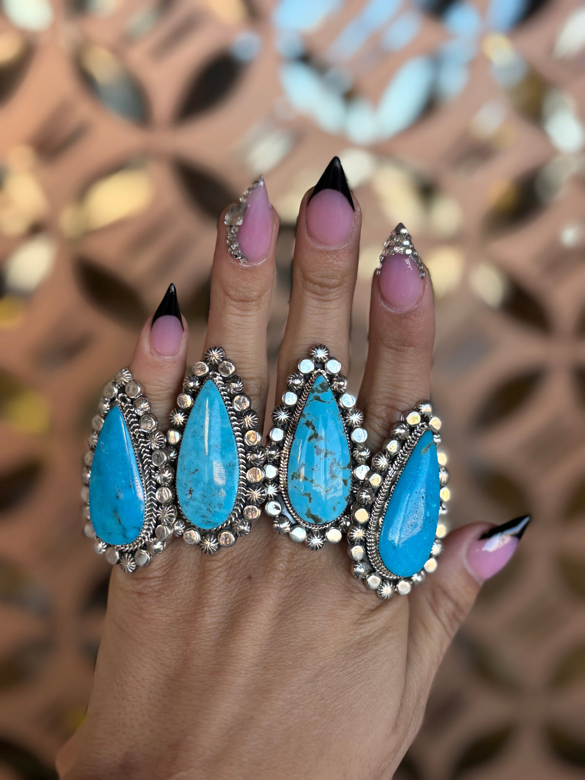 Chaco Canyon Teardrop Star Ring