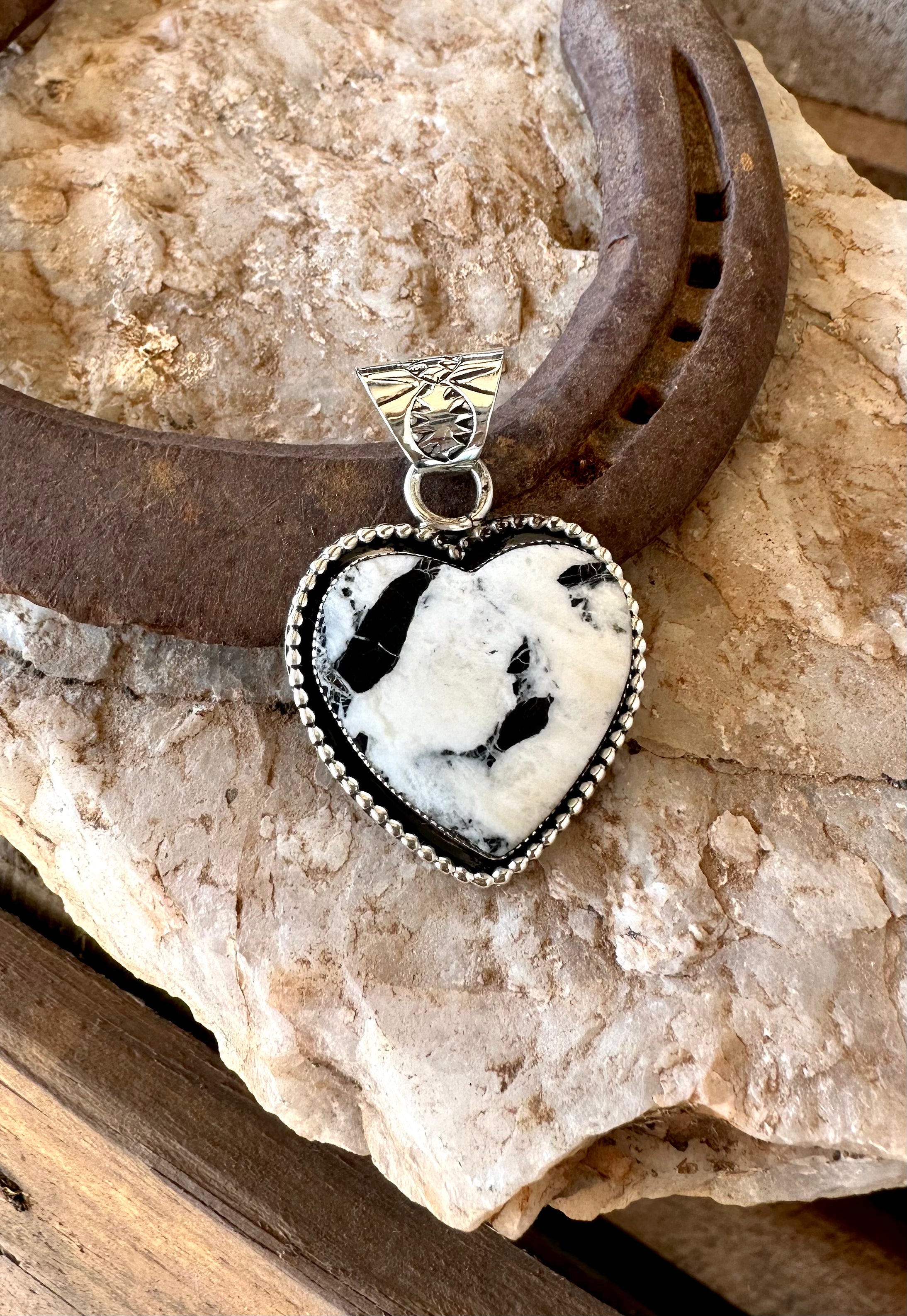 Cash Heart Pendant, Grungy Girl Collection