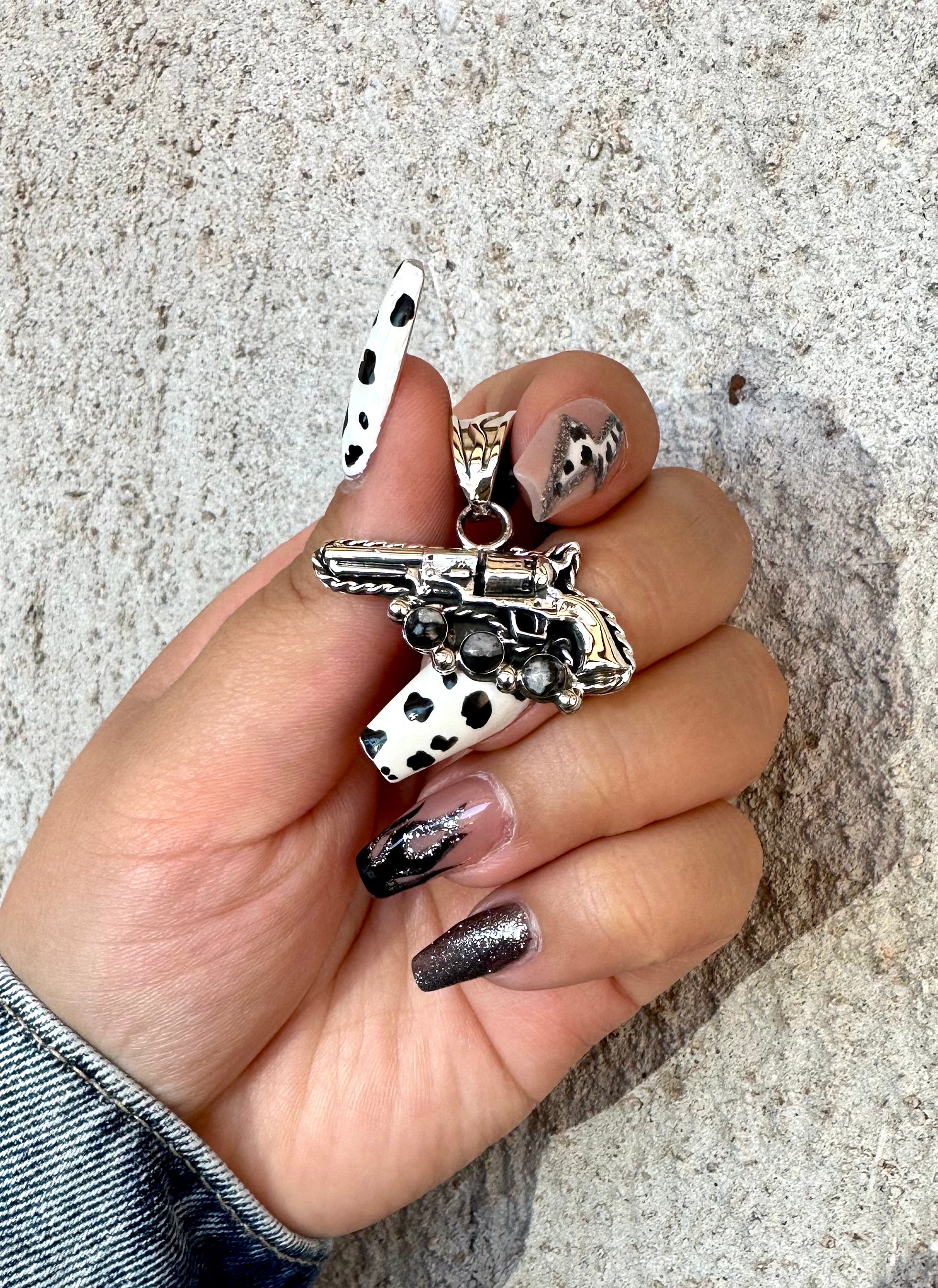 YEEYEE BANGIN' Pistol Pendant