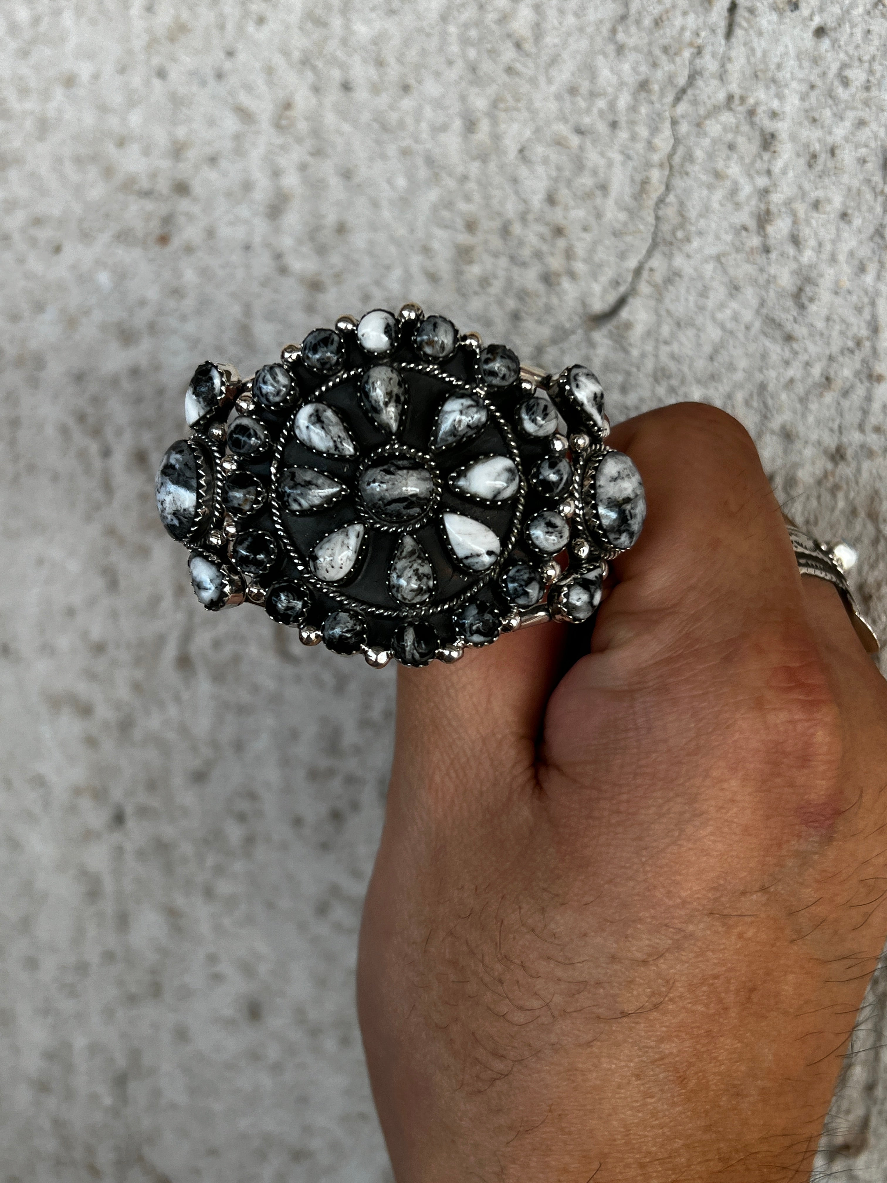 Neon Navajo Cluster Cuff