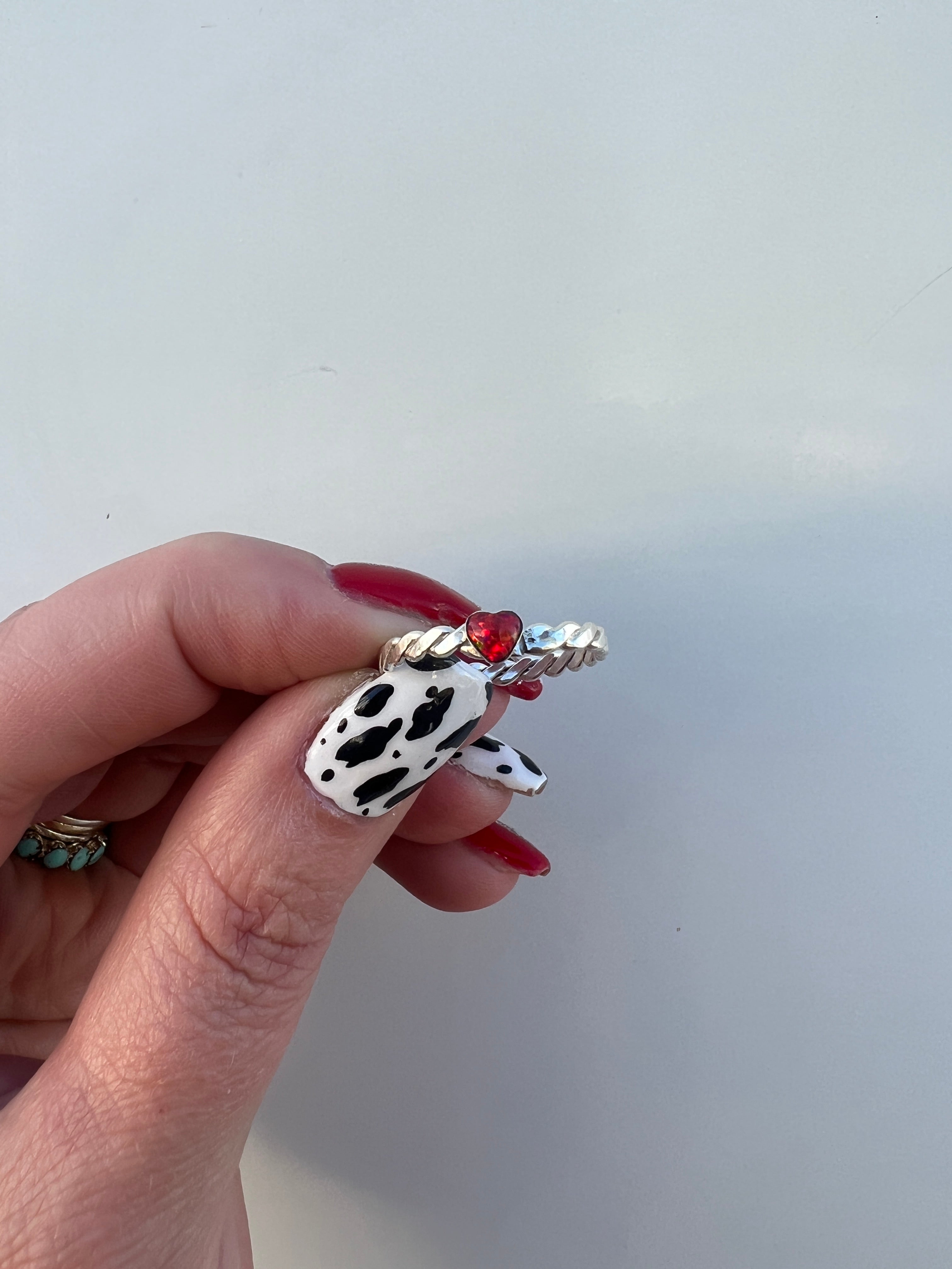 Twisted Barbie Heart Ring