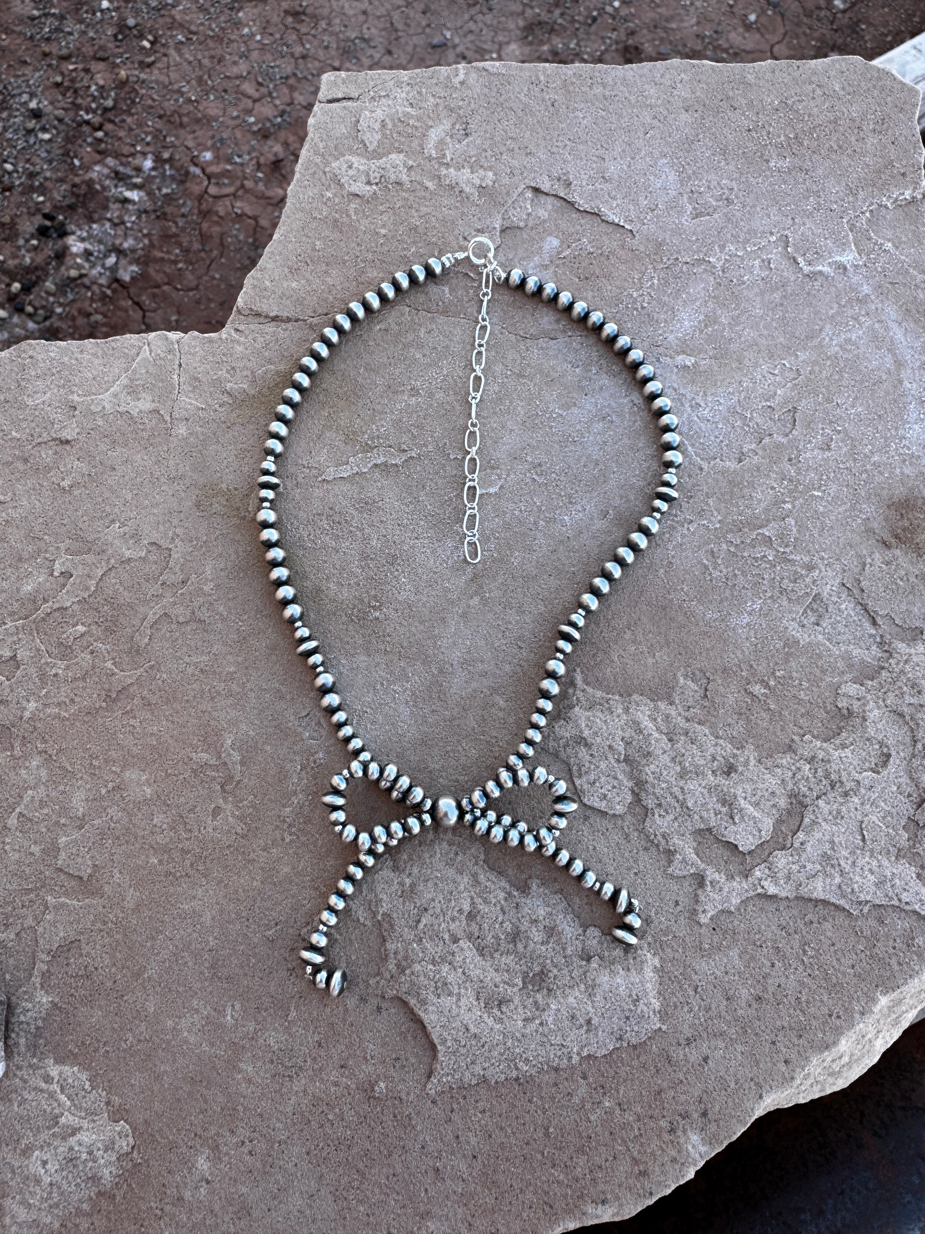 Pearl Bow Tie Choker