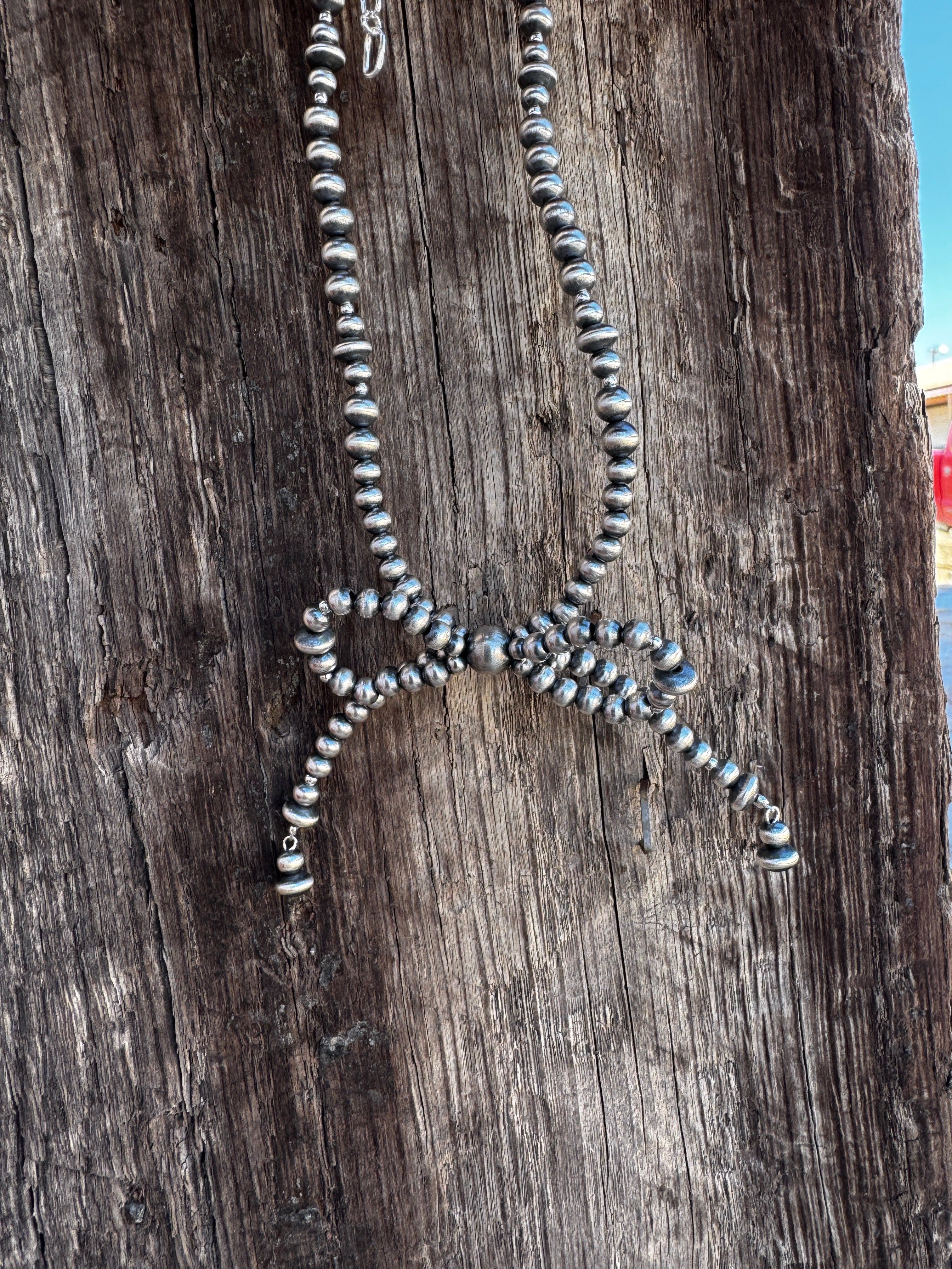 Pearl Bow Tie Choker