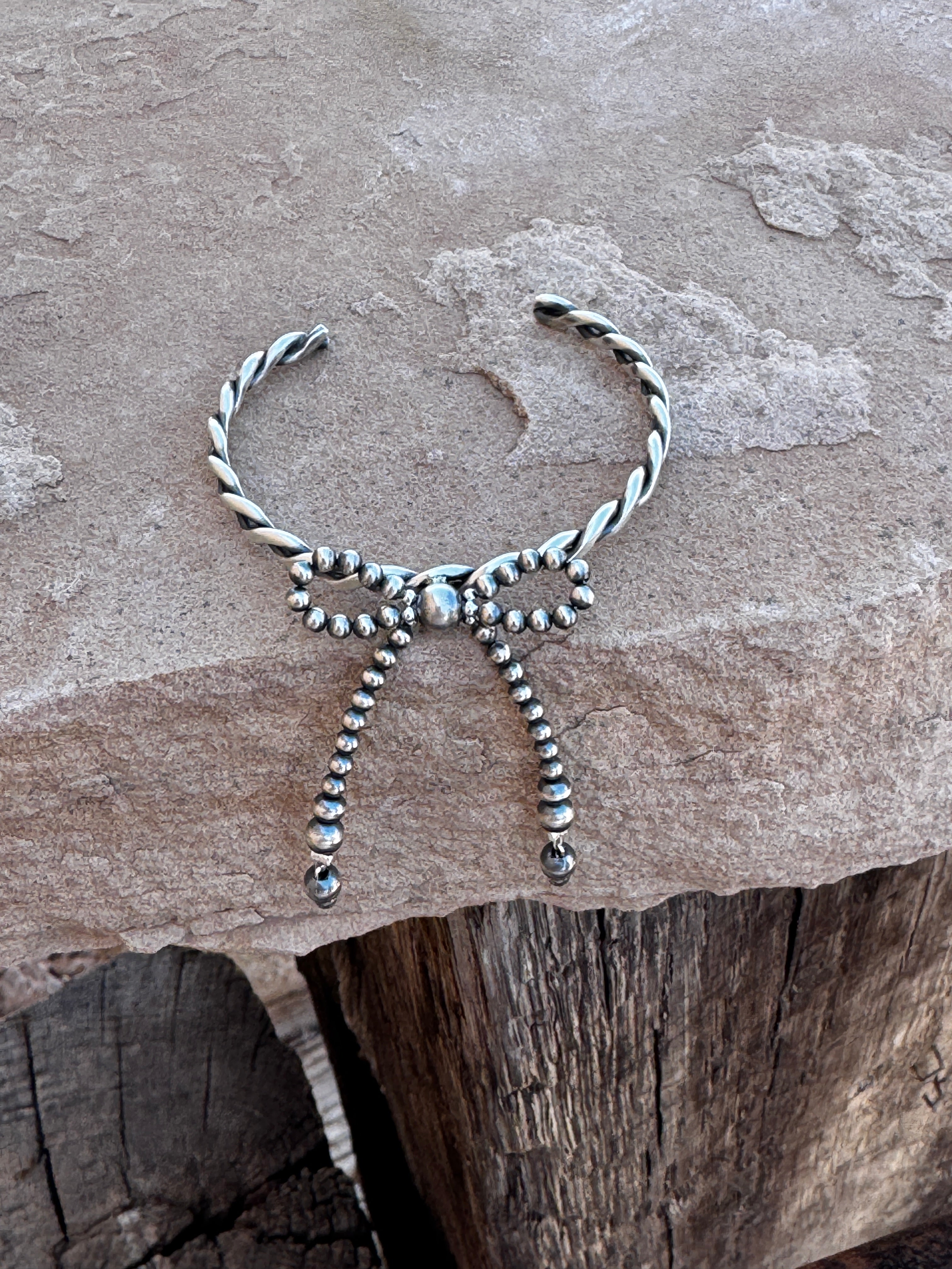 Pearl Bow Tie Cuff