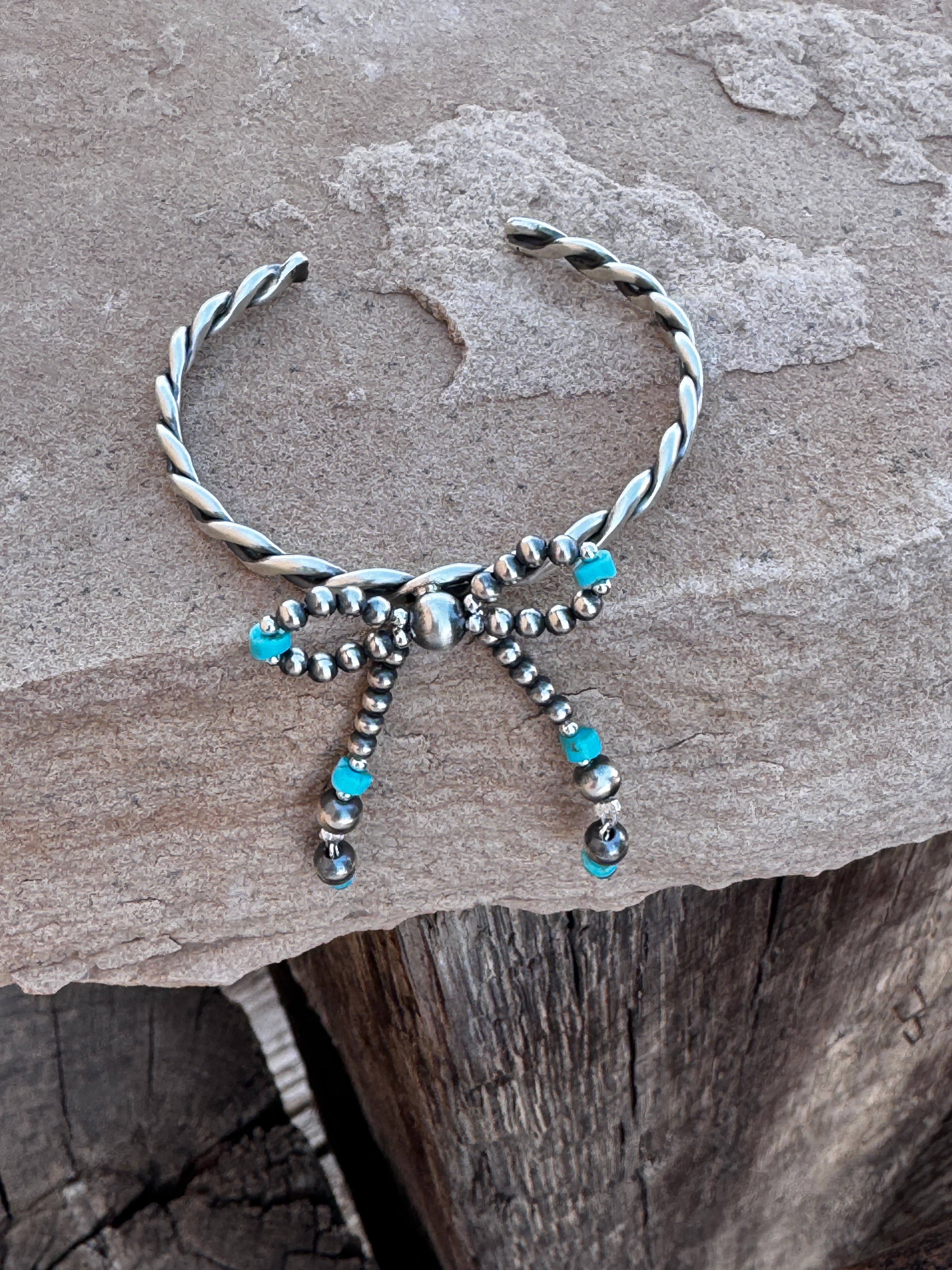 Pearl Bow Tie Cuff