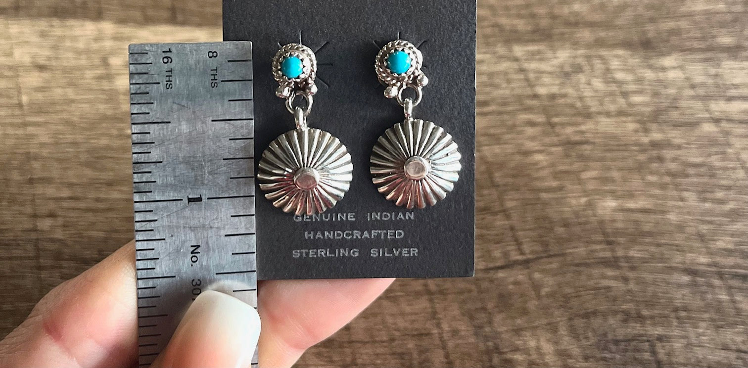 CONCHO DANGLE EARRINGS FROM THE RODGERS COLLECTION
