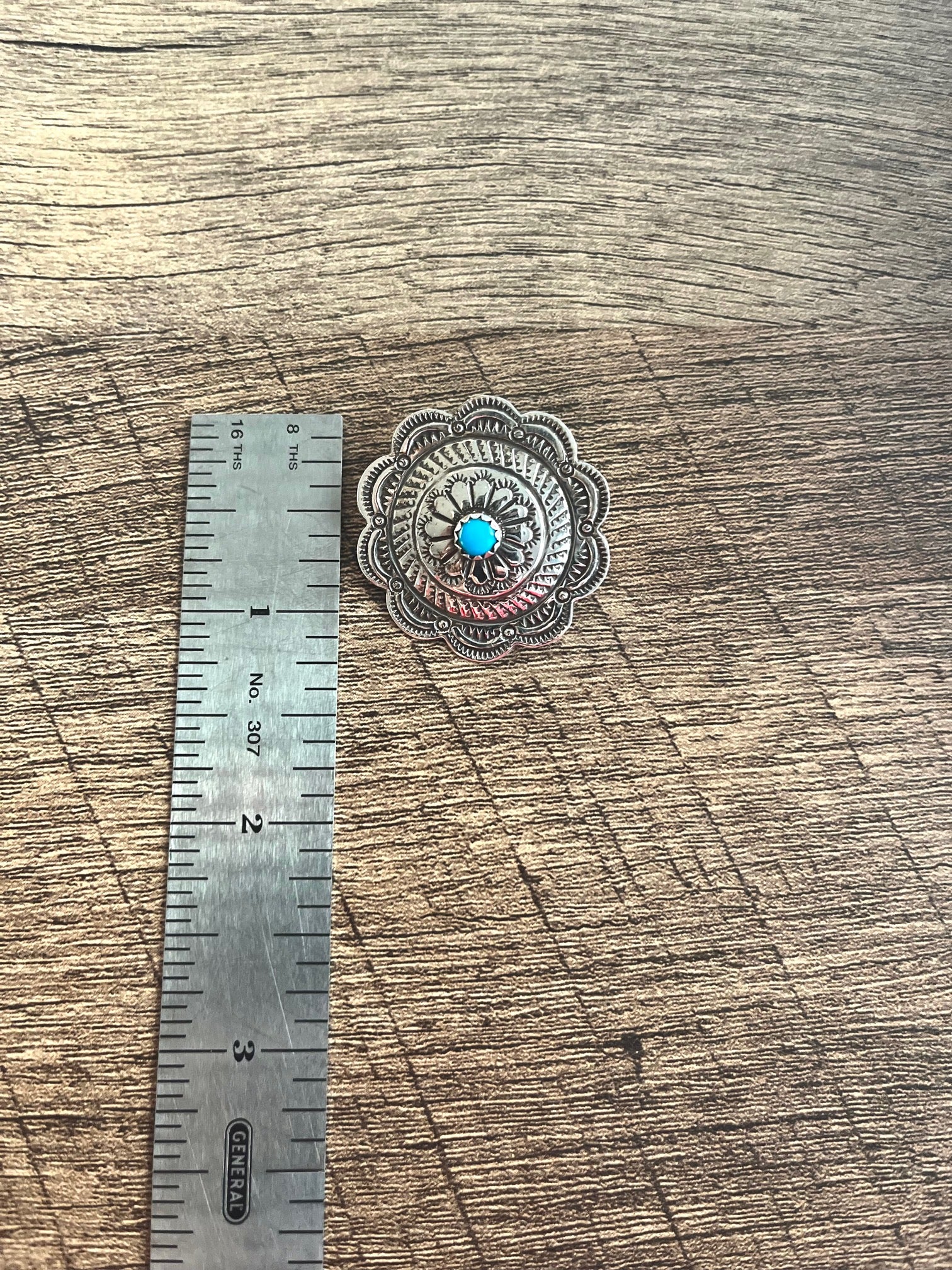 VINTAGE STAMPED CONCHO EARRINGS FROM THE RODGERS COLLECTION