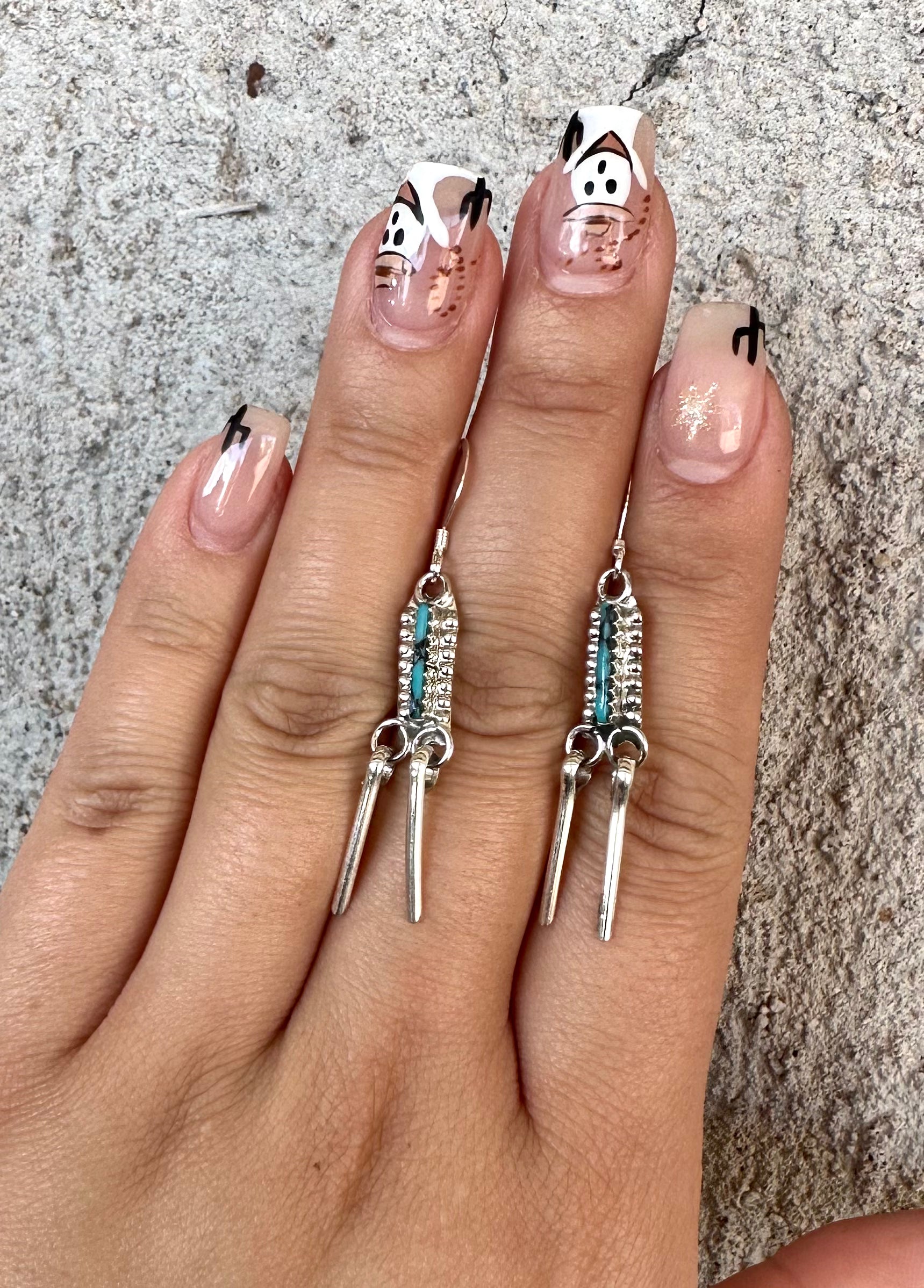 Zuni Needle Point Dangle