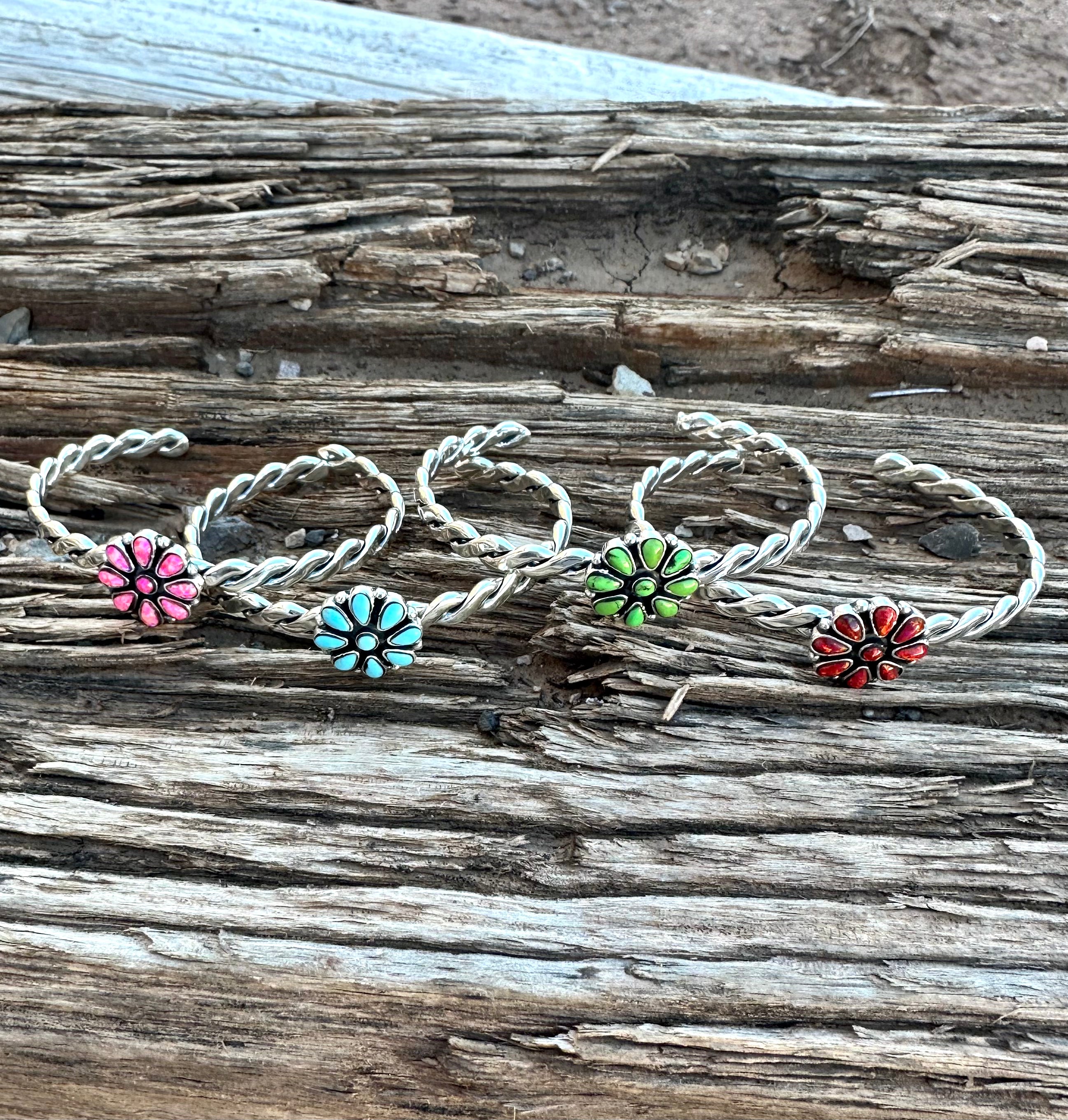 Flower Barbie Cluster Cuff