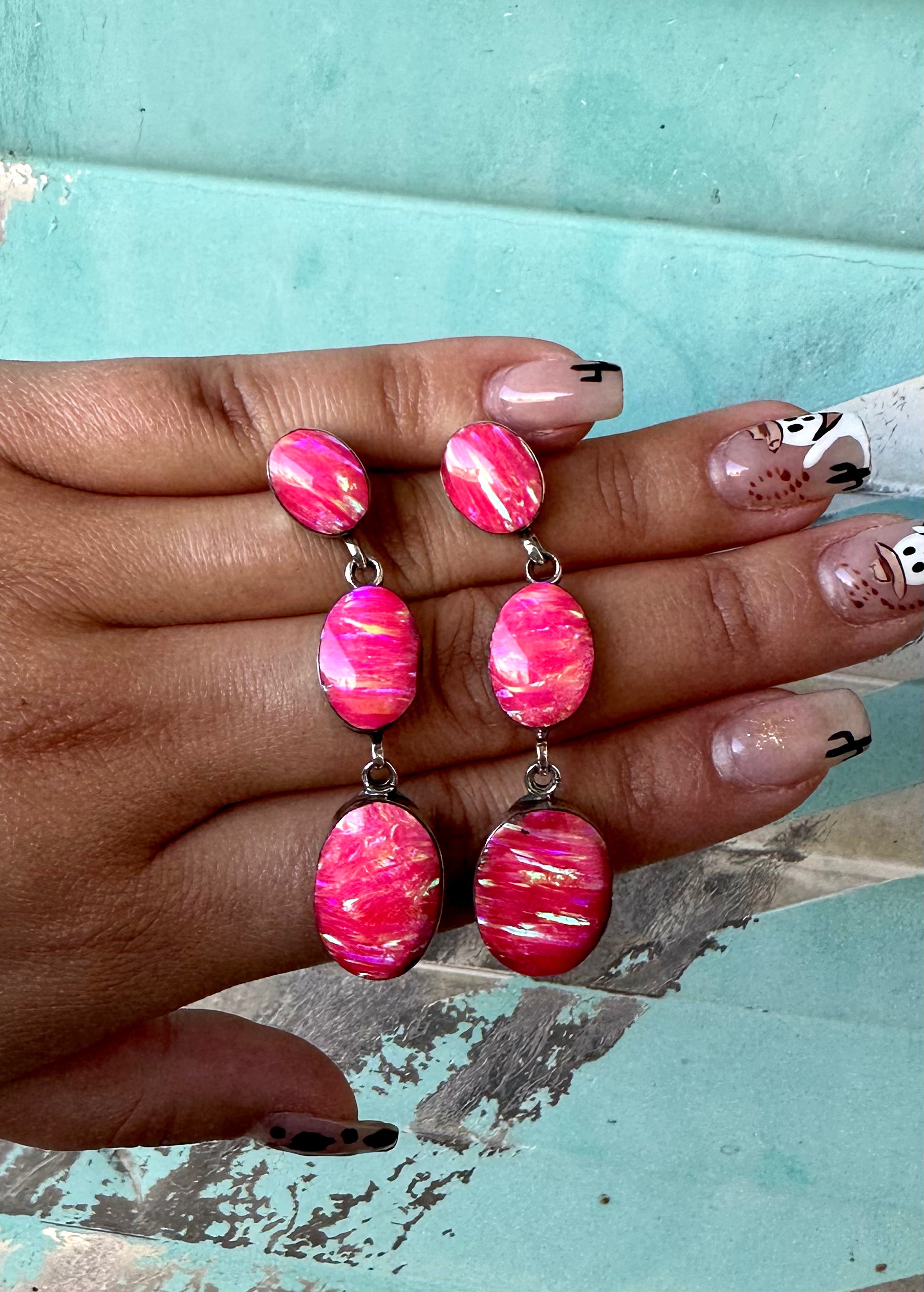 Barbie Three Oval Drop Earring