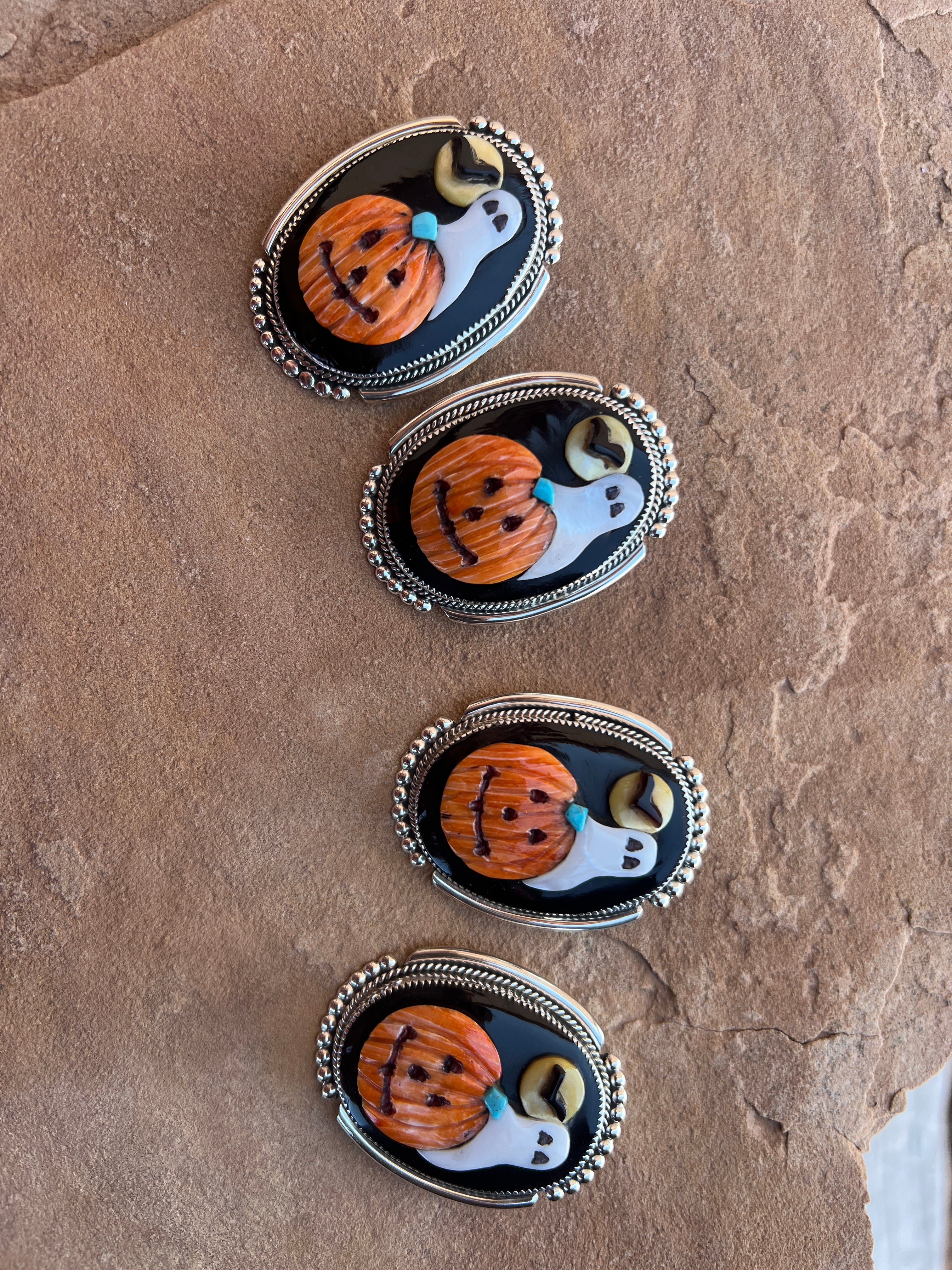 Zuni Halloween Pendants/Pins