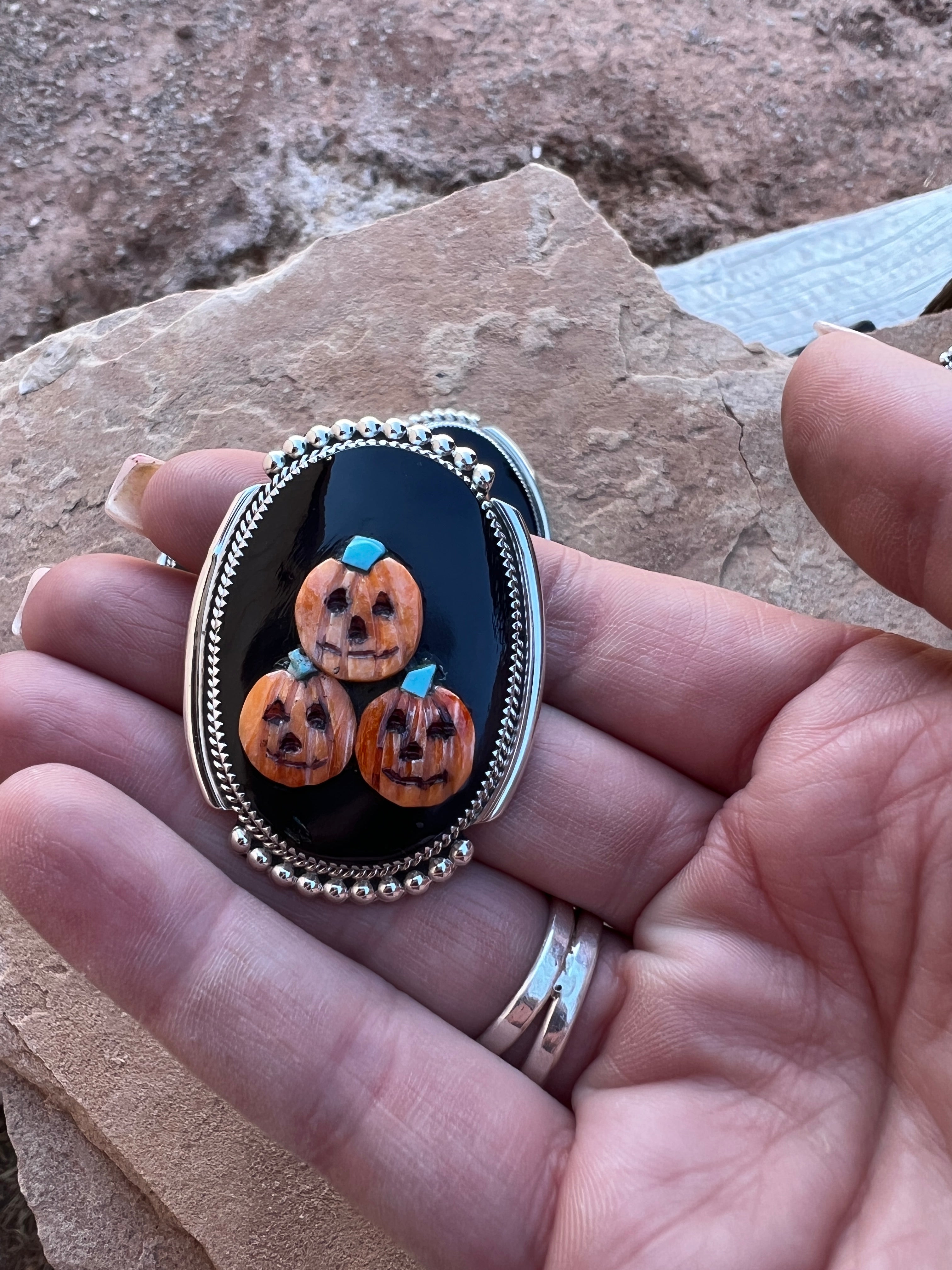 Zuni Halloween Pendants/Pins