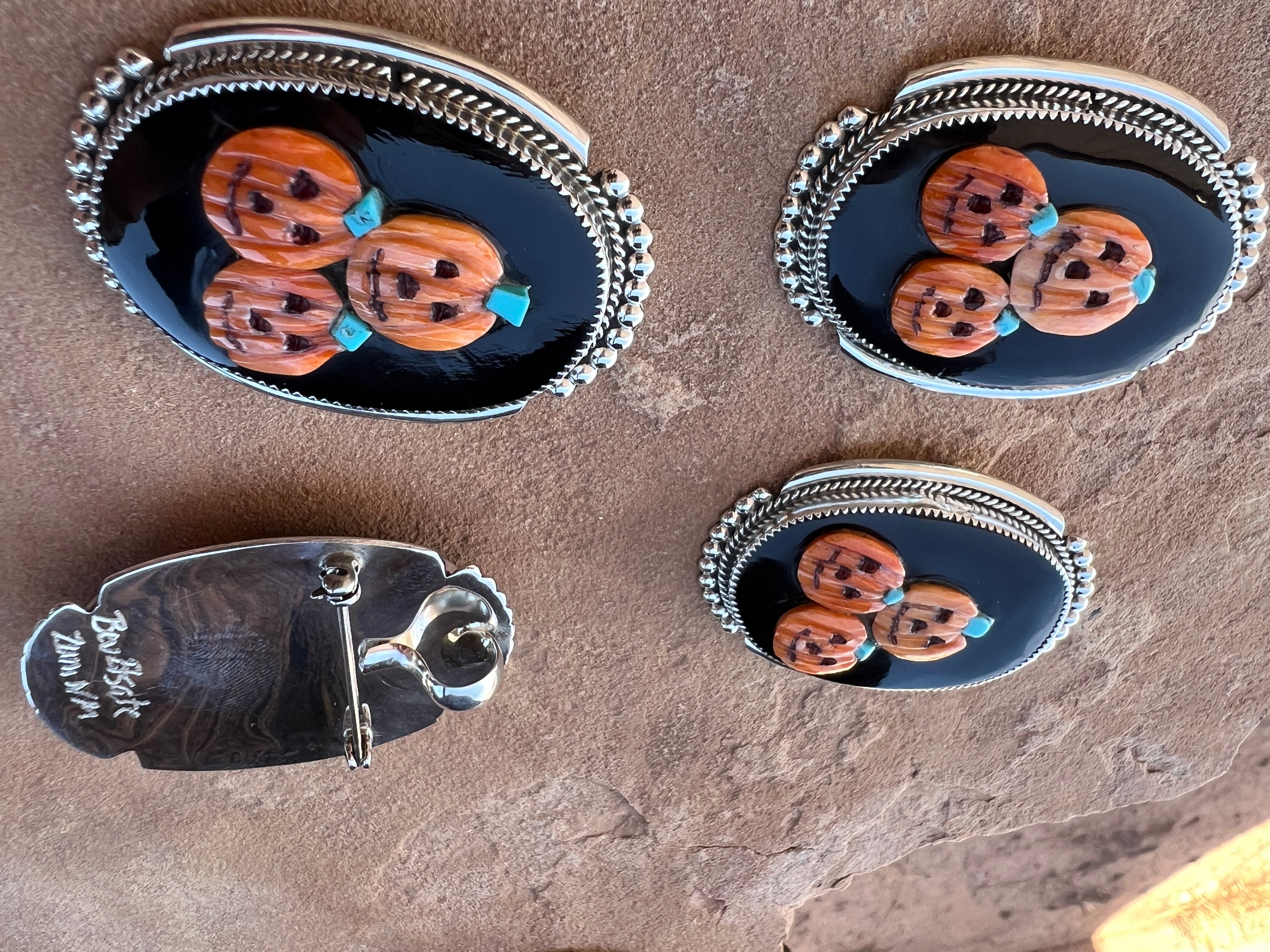 Zuni Halloween Pendants/Pins