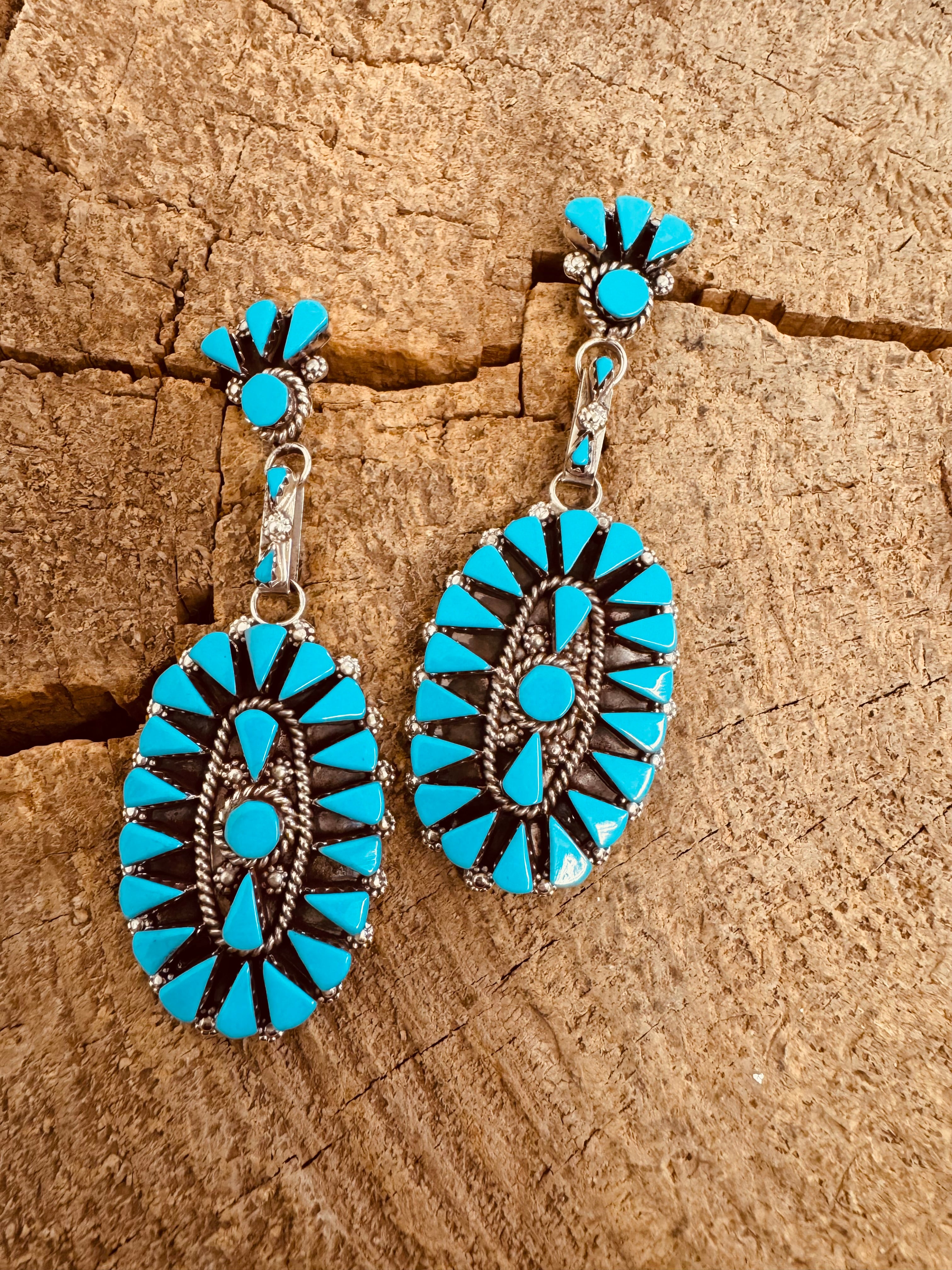 Blue Sky Dangling Earrings
