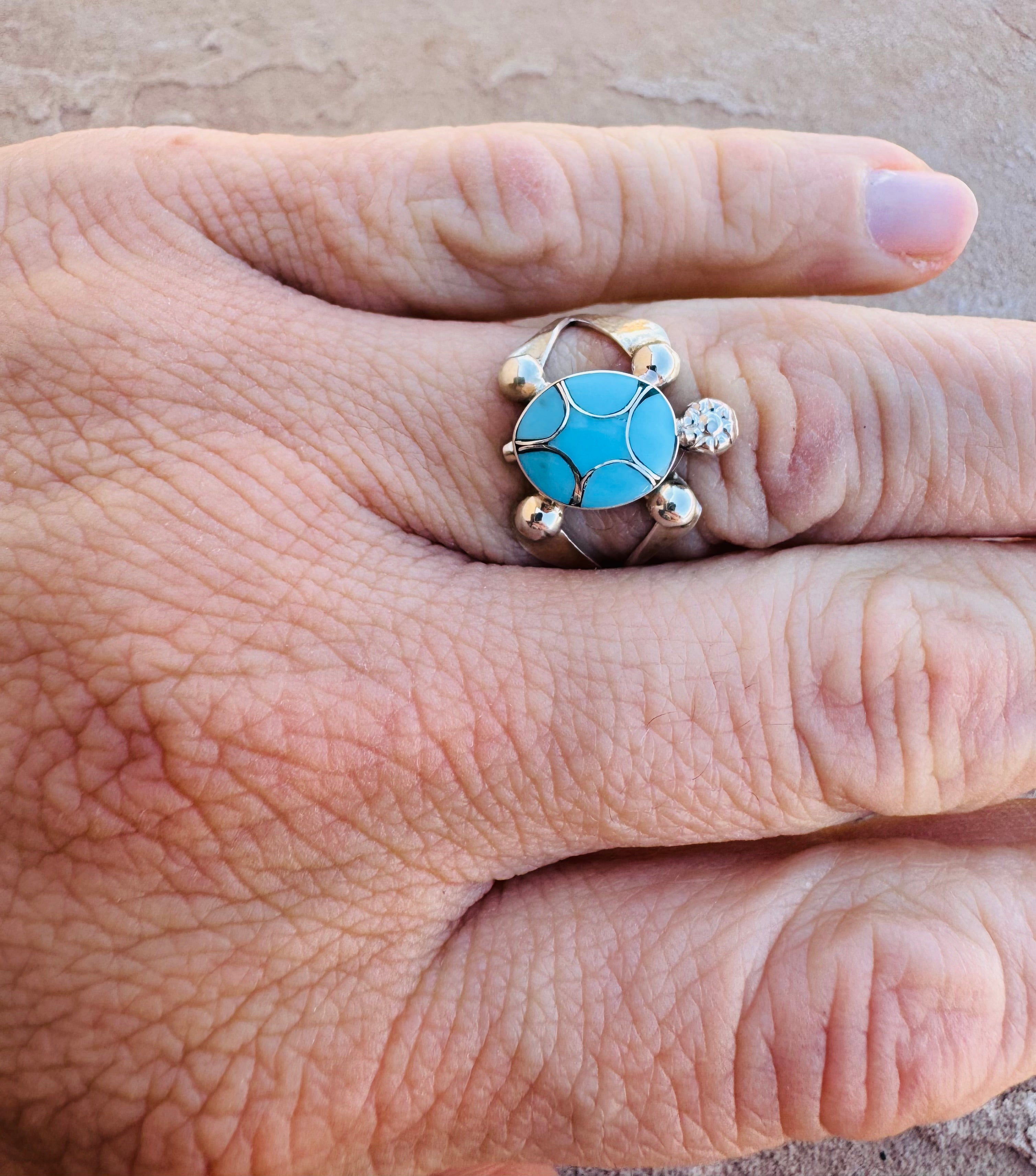 Zuni Turtle Ring